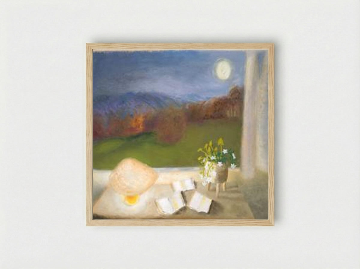 The Hunter's Moon - Winifred Nicholson - Framed Print Wood