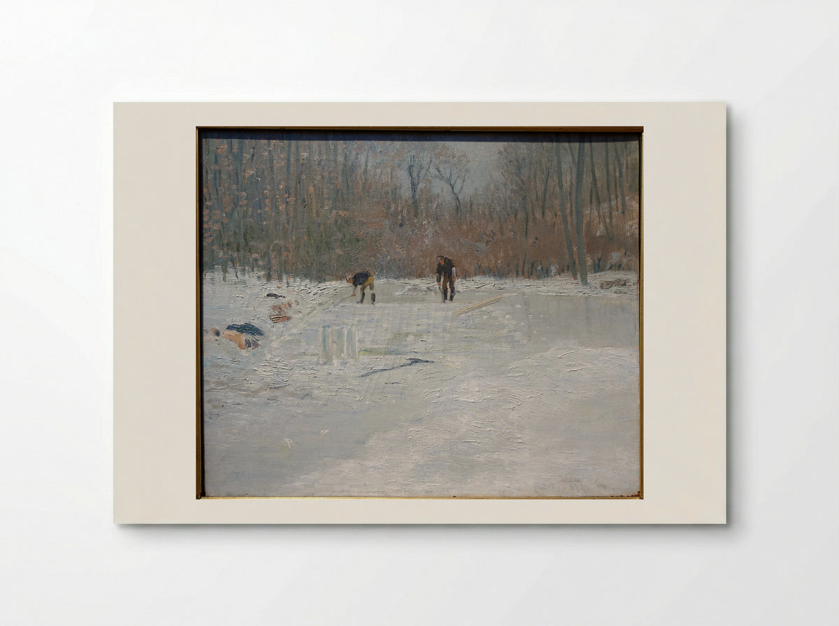 The Ice Cutters - Julian Alden Weir - Poster