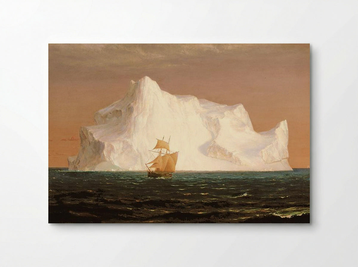The Icebergs - Frederic Edwin Church - Poster