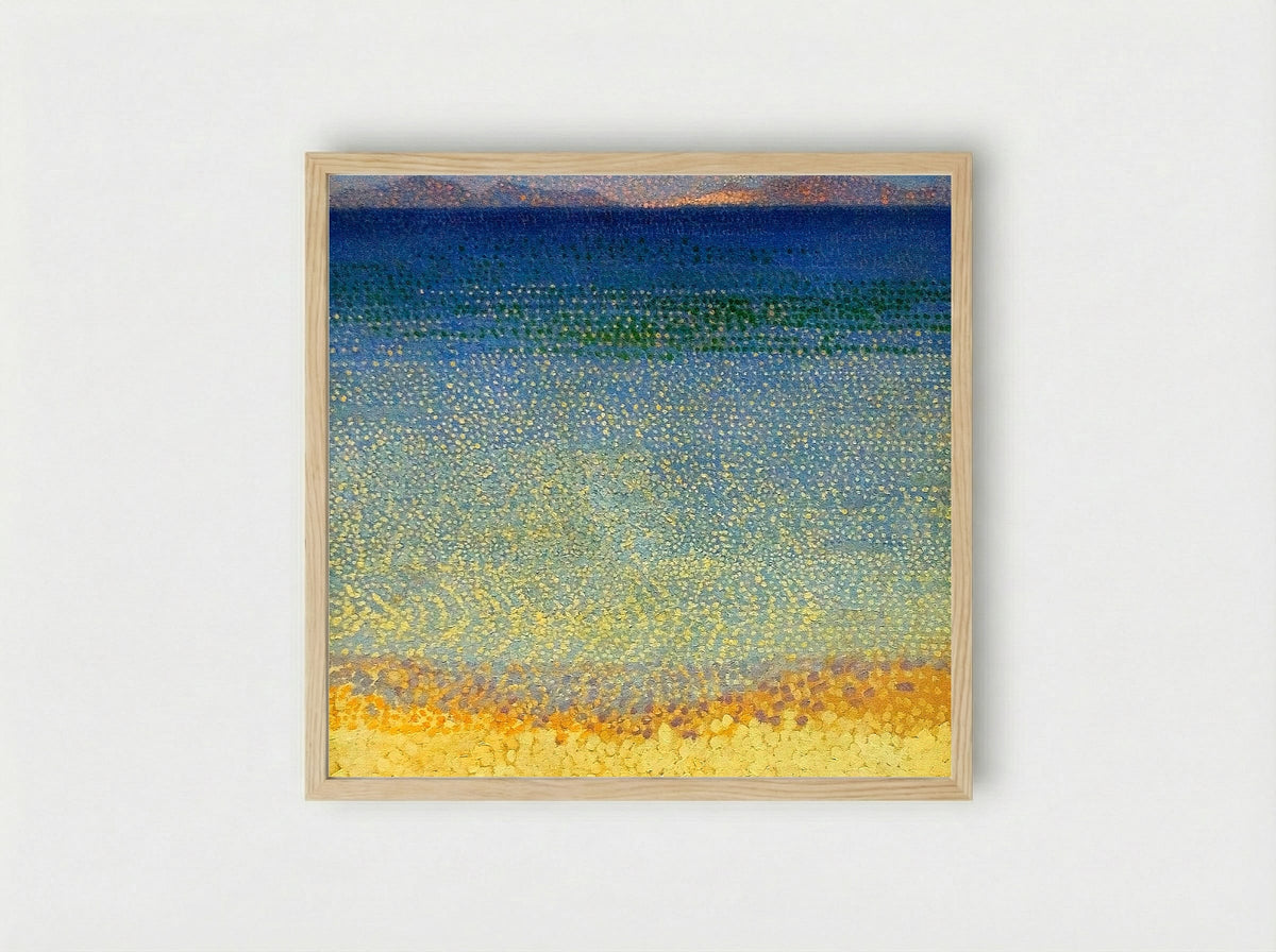 The Iles d'Or (The Iles d'Hyeres, Var) - Henri-Edmond Cross - Framed Print Wood