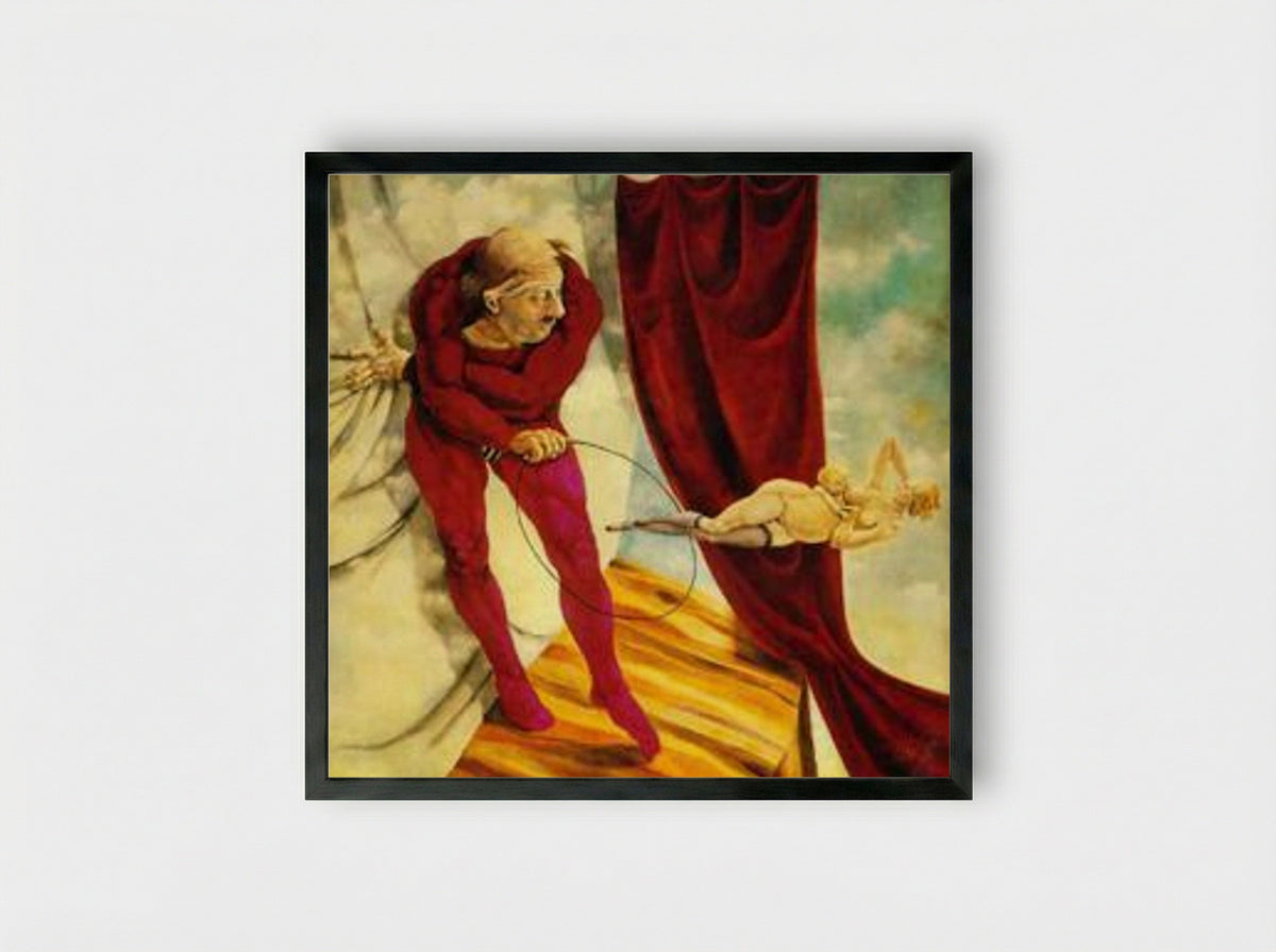 The Illusionist - Benjamin Cañas - Framed Print Black