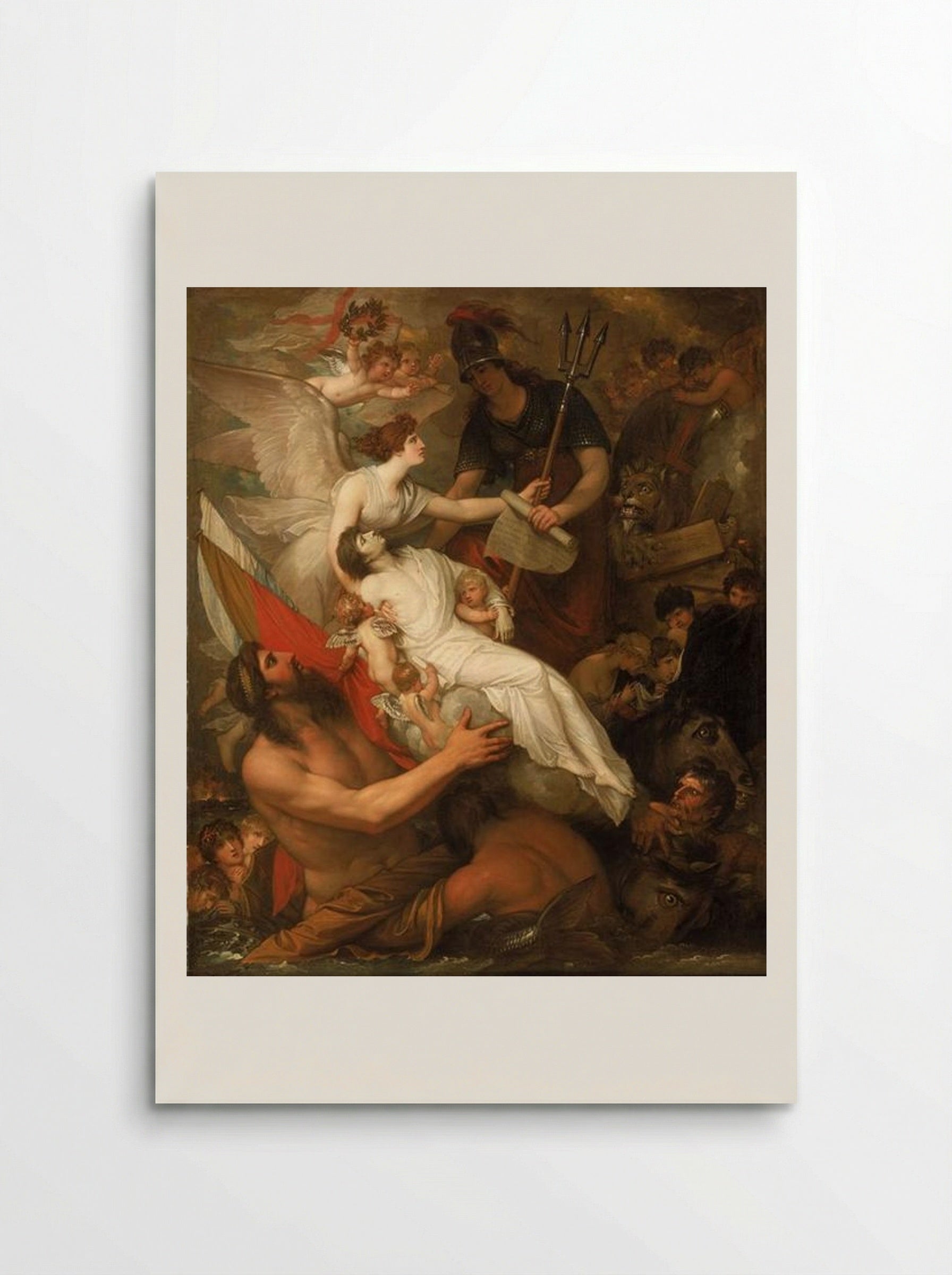 The Immortality of Nelson - Benjamin West - Poster