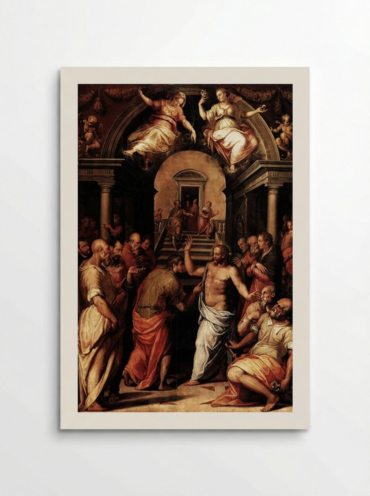 The Incredulity of St. Thomas - Giorgio Vasari - Poster