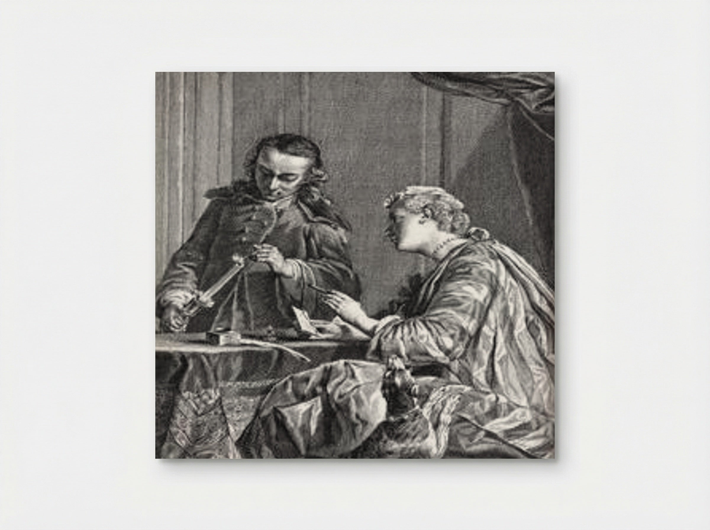 The Industrious Mother - Jean-Baptiste-Simeon Chardin - Poster