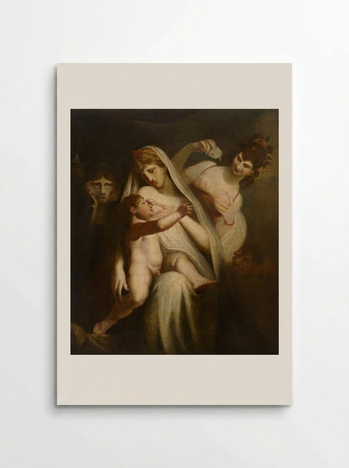 The Infant Shakespeare between Tragedy and Comedy - Henry Fuseli - Poster