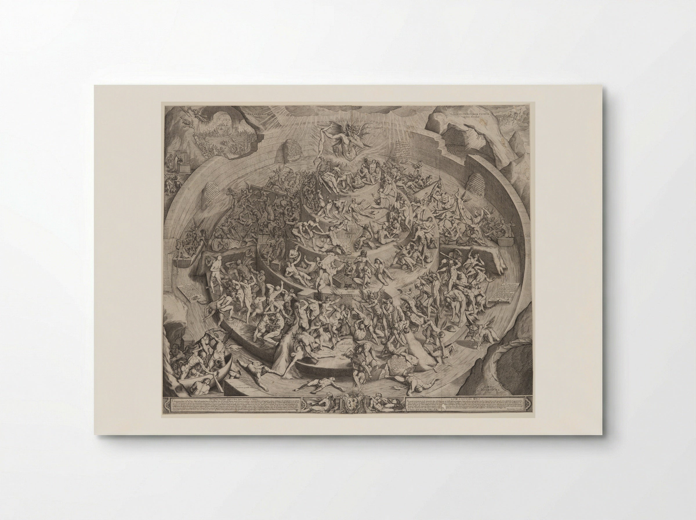 The Inferno According to Dante - Jacques Callot - Poster