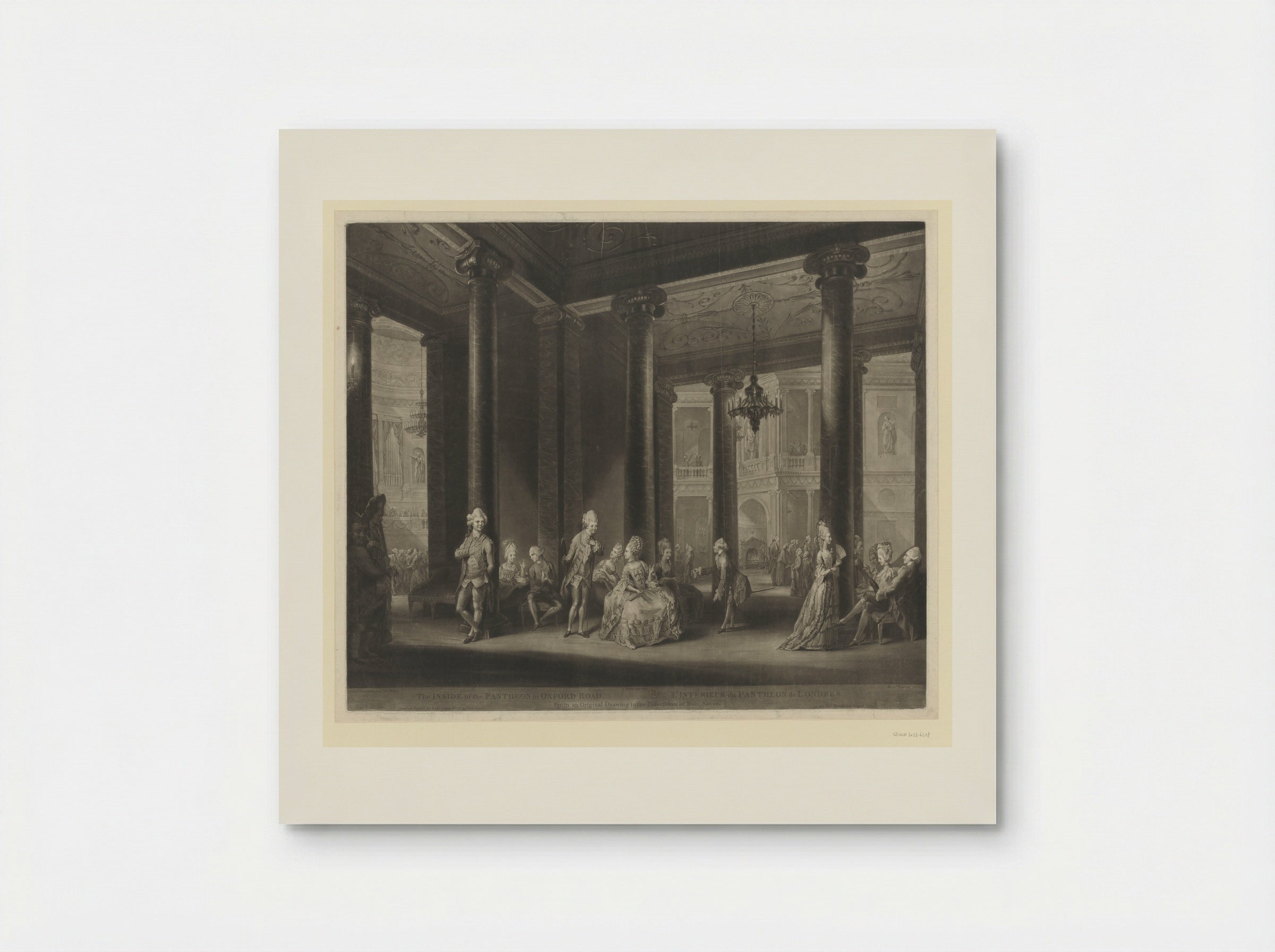 The Inside of the Pantheon in Oxford Road - Richard Earlom - Poster