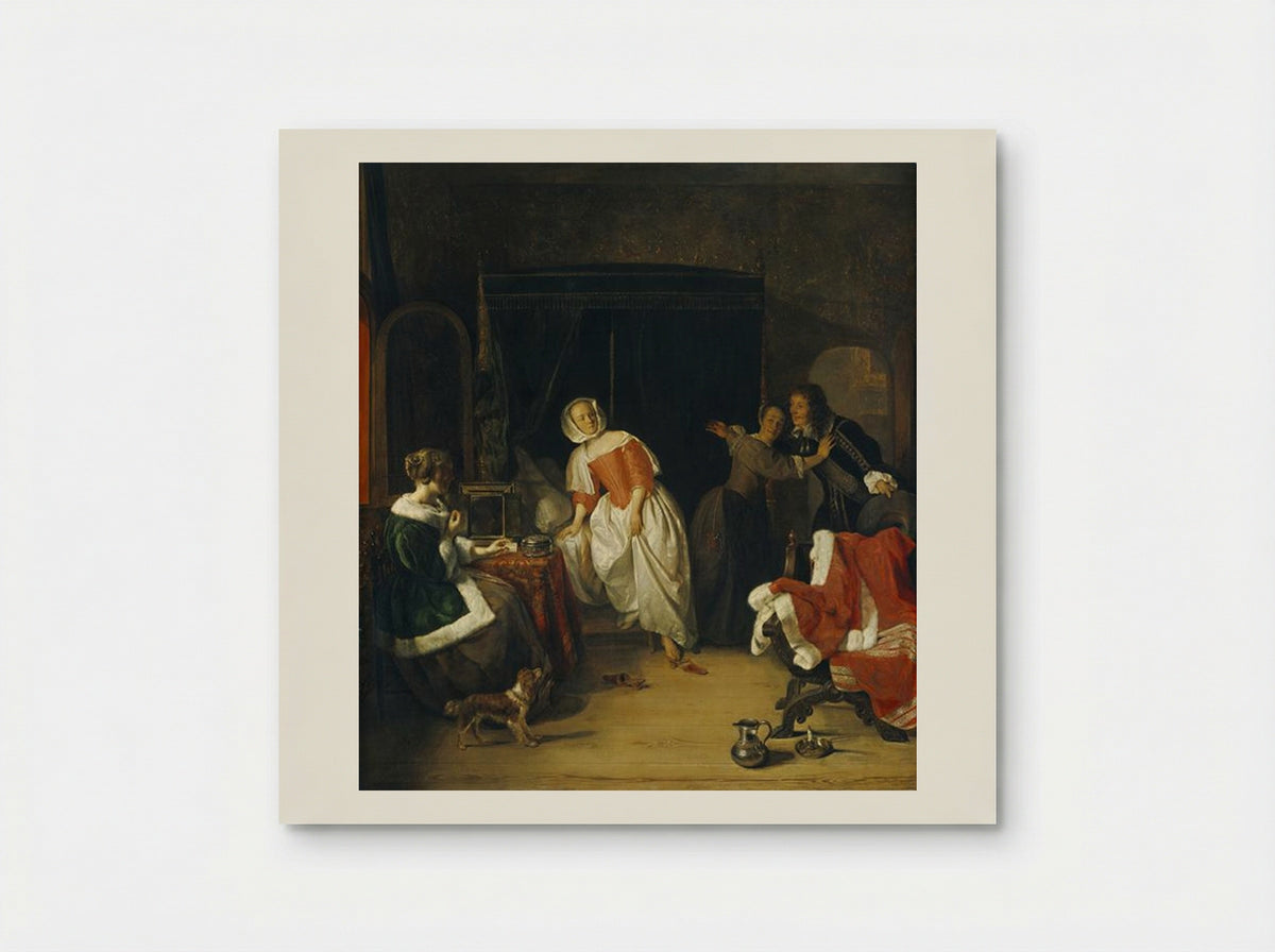 The Intruder - Gabriel Metsu - Poster