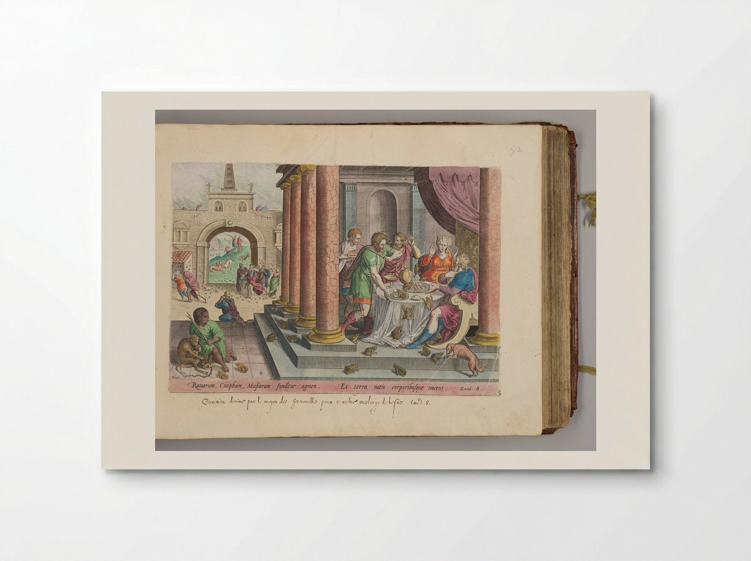 The Invasion of the Frogs - Johann Sadeler I - Poster