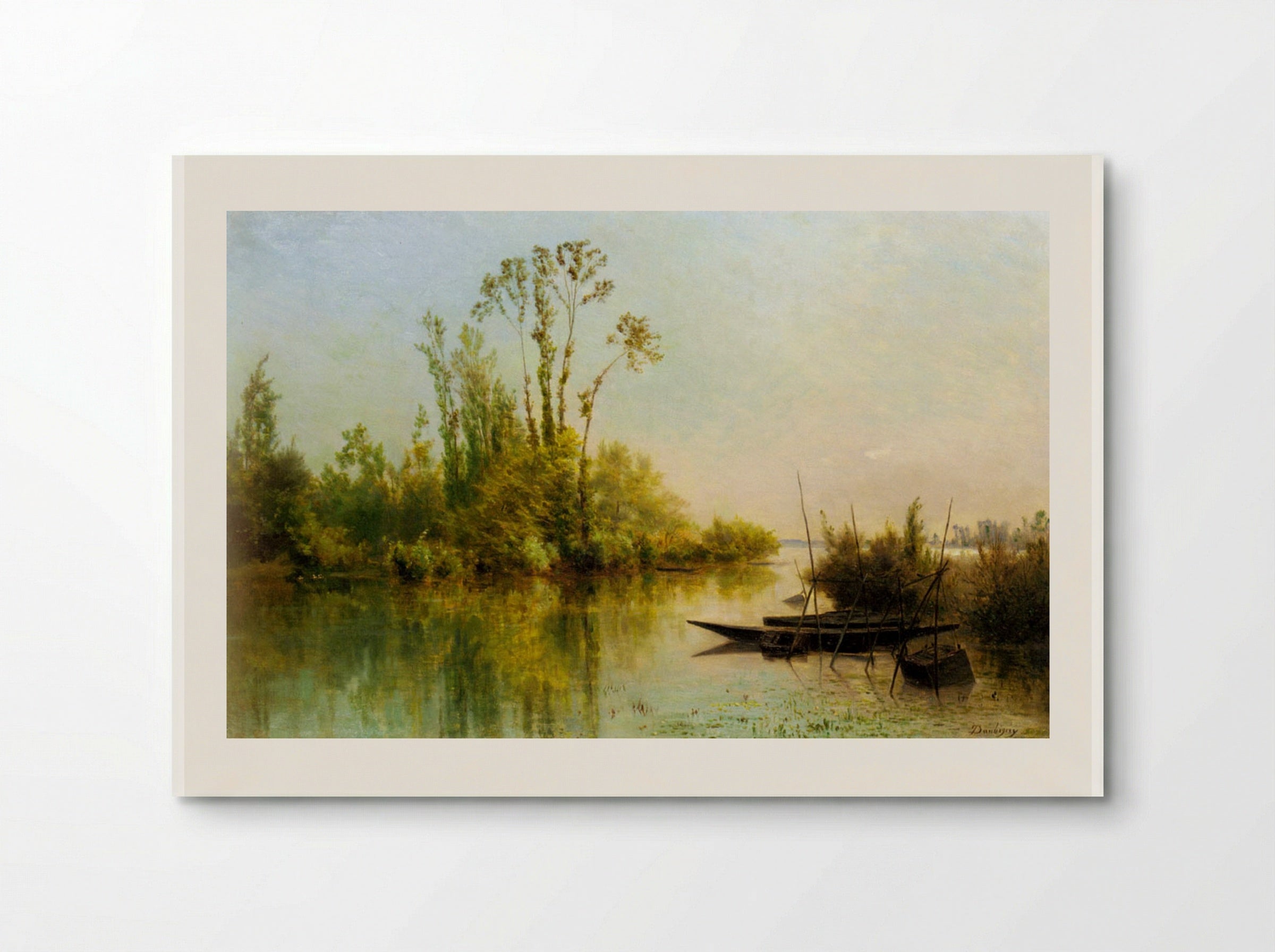 The Isles Vierges at Bezons - Charles-Francois Daubigny - Poster