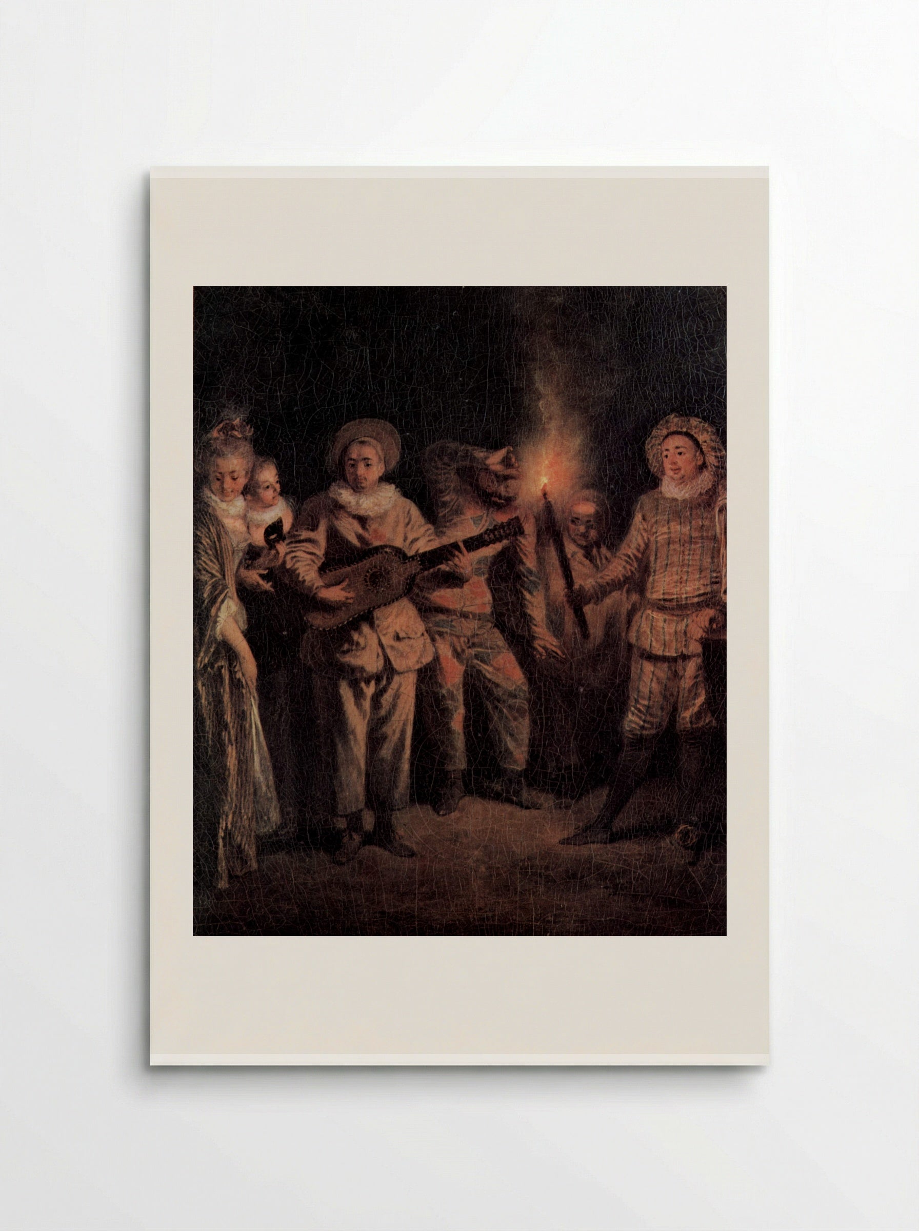 The Italian Comedy - Antoine Watteau - Poster