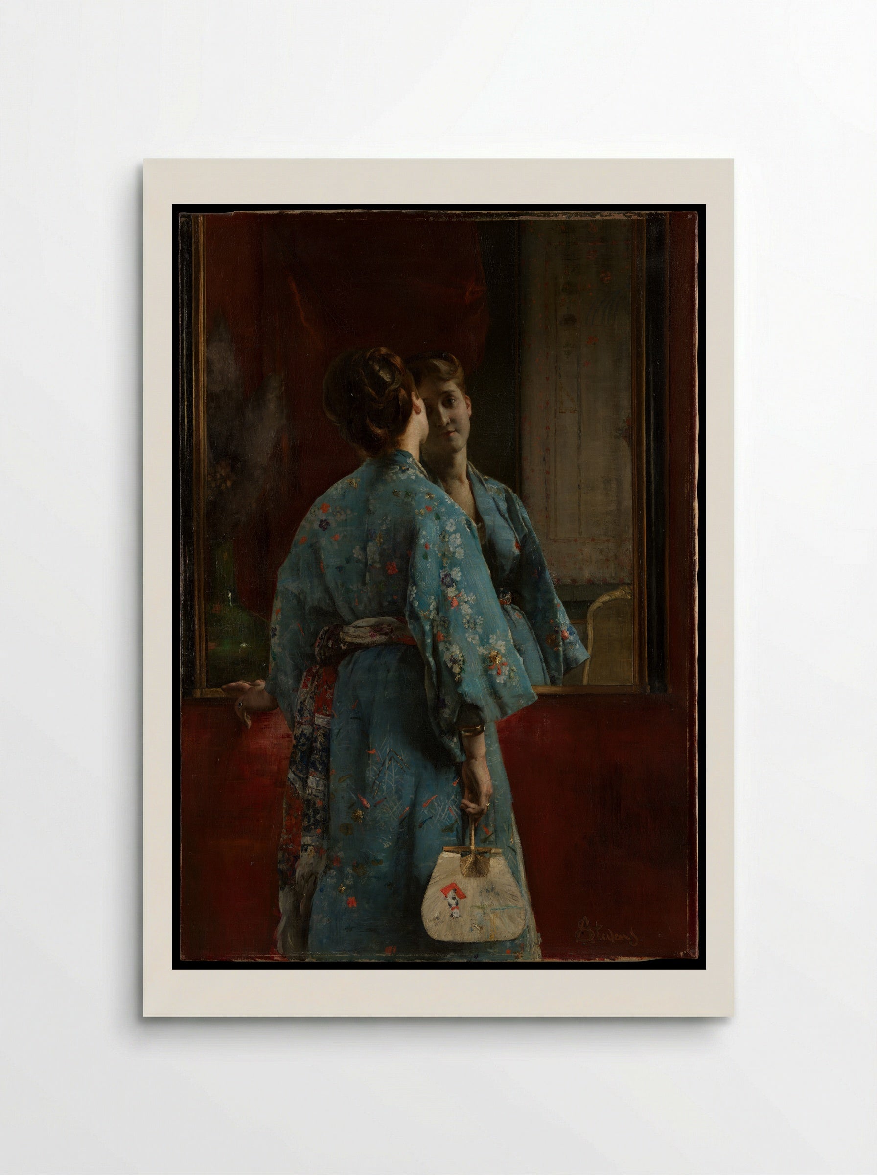 The Japanese Robe - Alfred Stevens - Poster