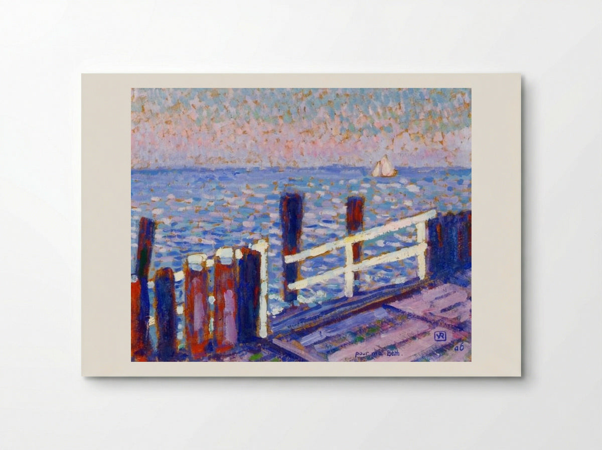 The Jetty - Théo van Rysselberghe - Poster