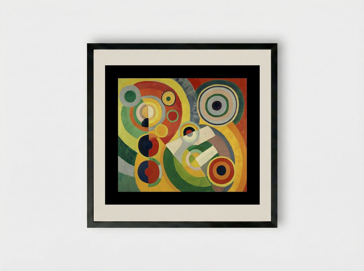 The Joy of Life - Robert Delaunay - Framed Print Black