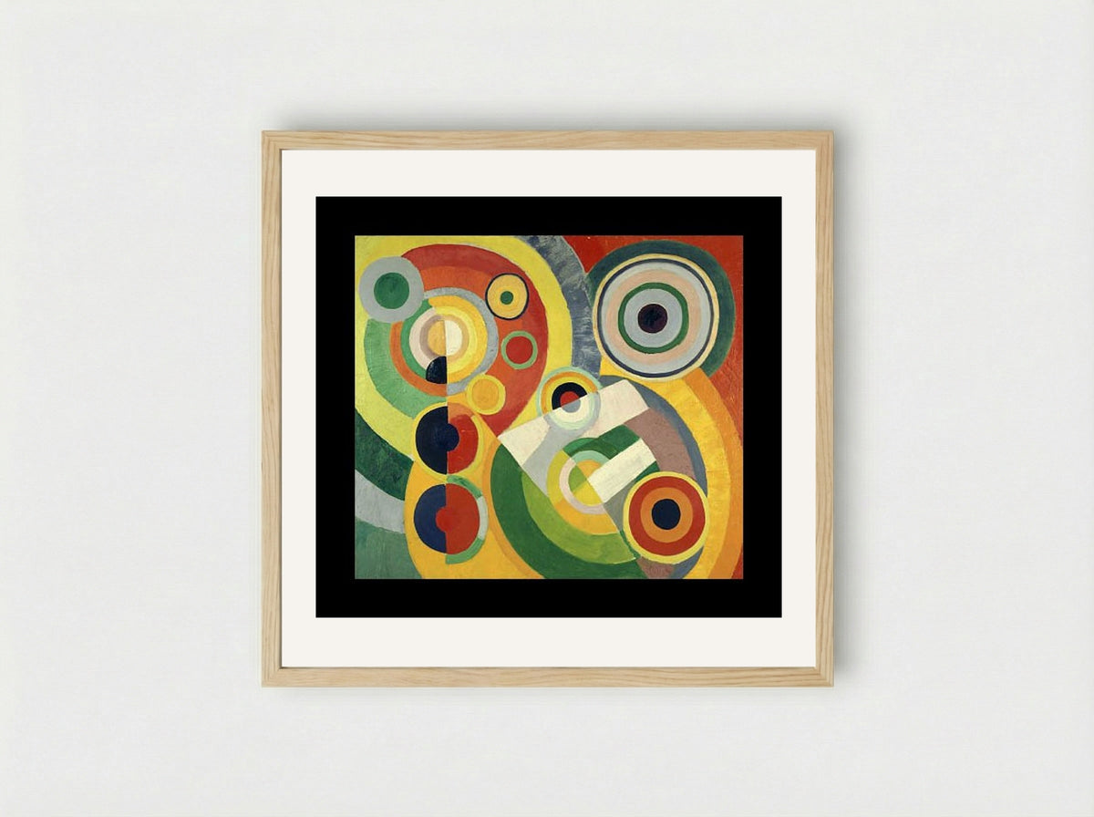 The Joy of Life - Robert Delaunay - Framed Print Wood