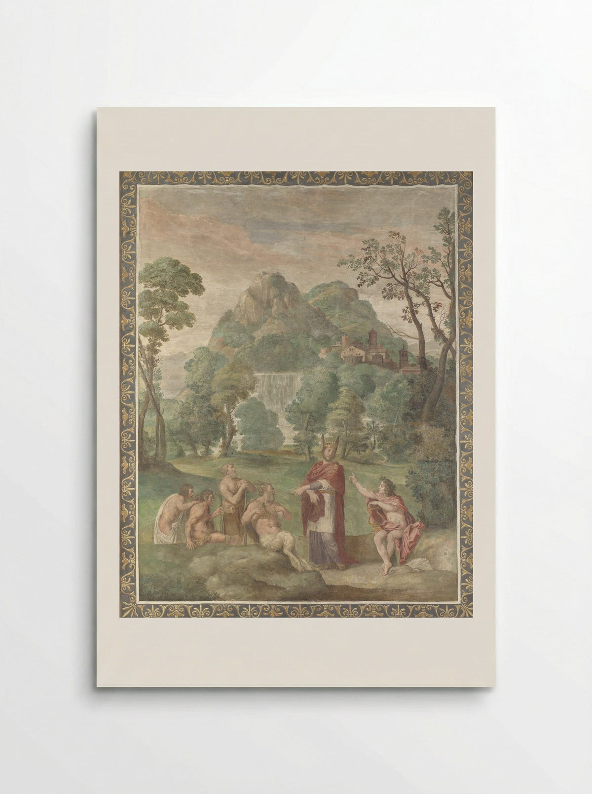 The Judgement of Midas - Domenichino - Poster