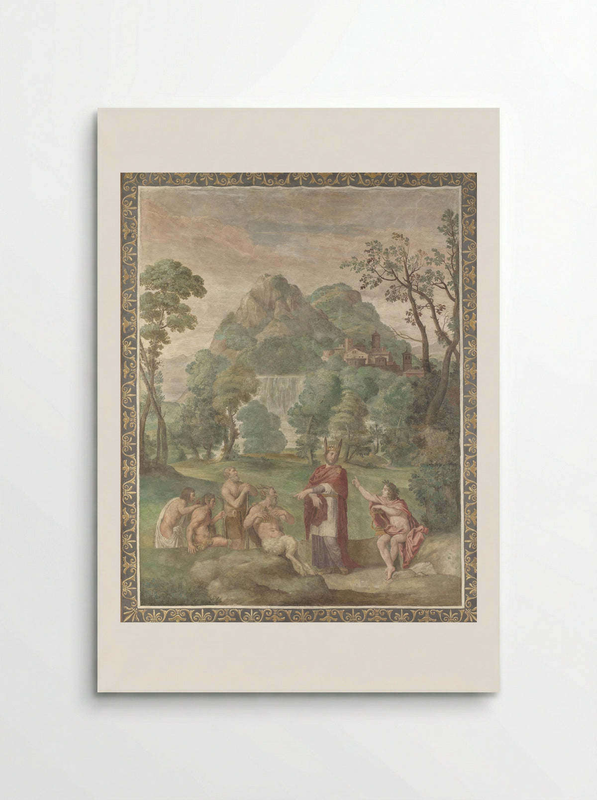 The Judgement of Midas - Domenichino - Poster