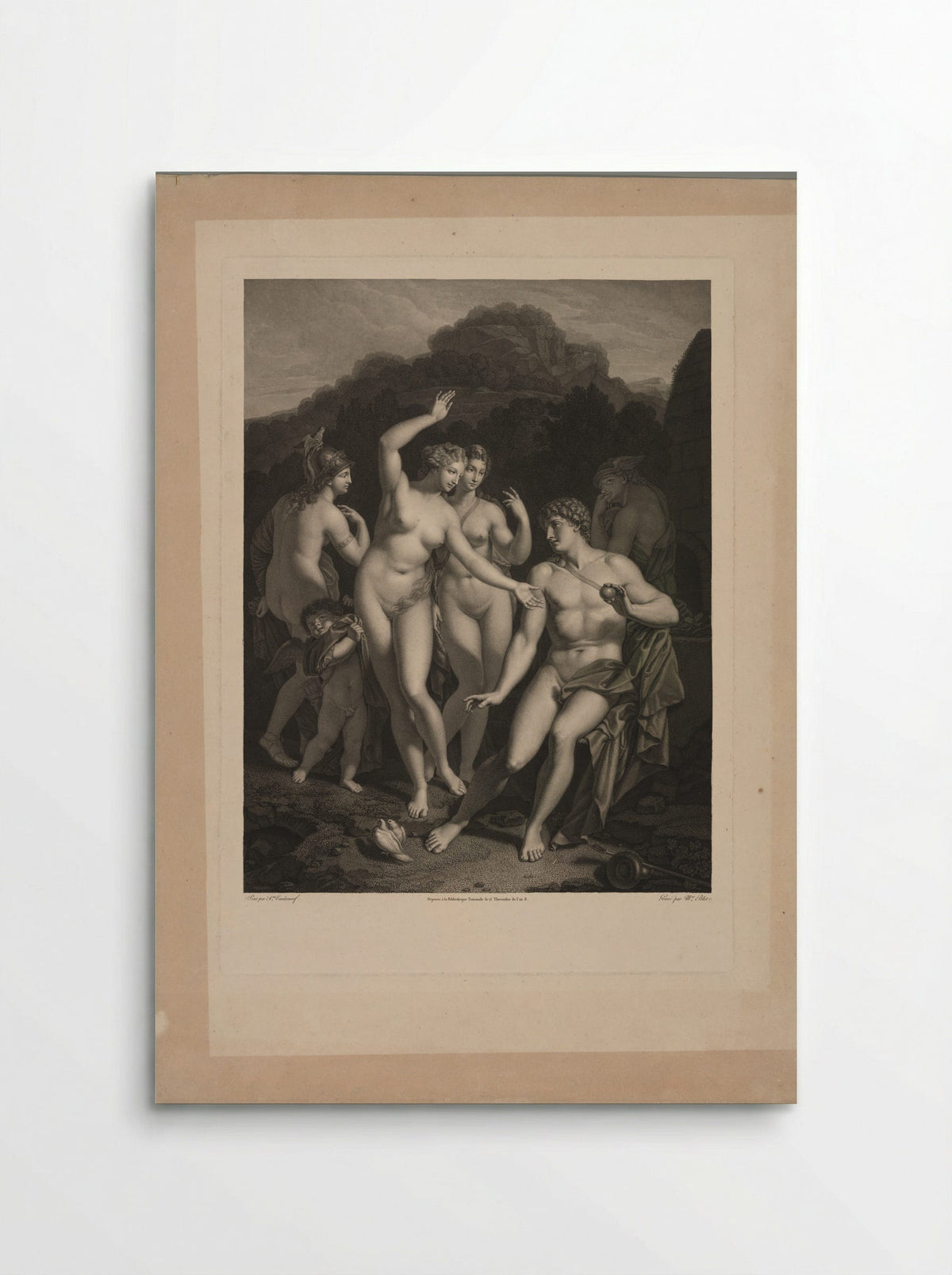 The Judgement of Paris - Maurice Blot - Poster