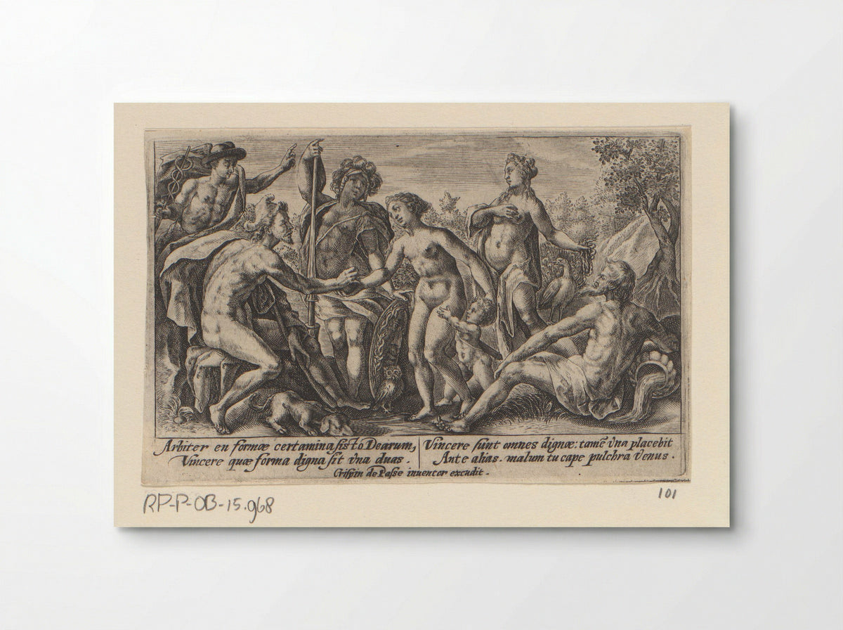 The Judgement of Paris - Crispijn van de Passe the Elder - Poster