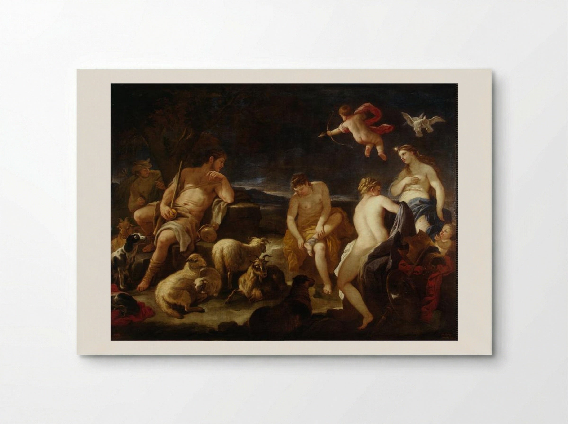 The Judgment of Paris - Luca Giordano - Poster