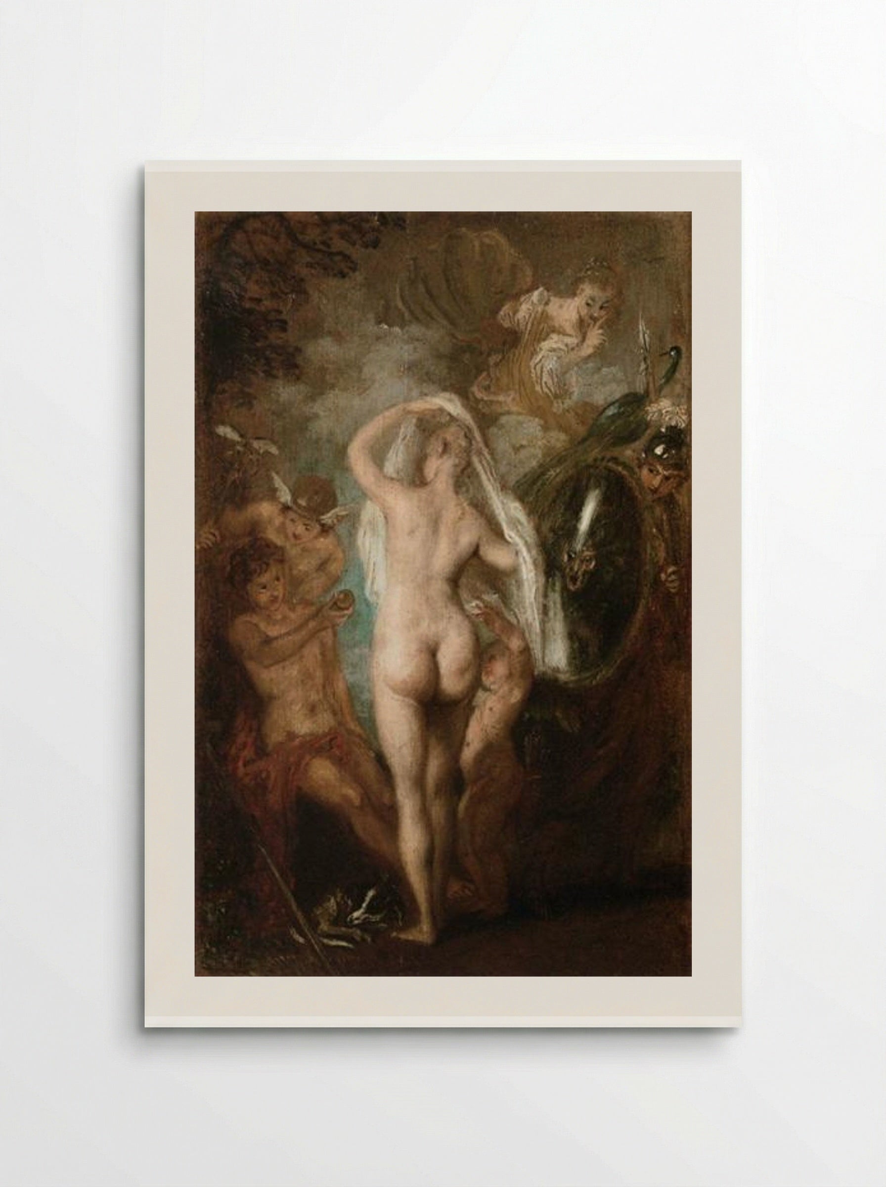 The Judgment of Paris - Antoine Watteau - Poster