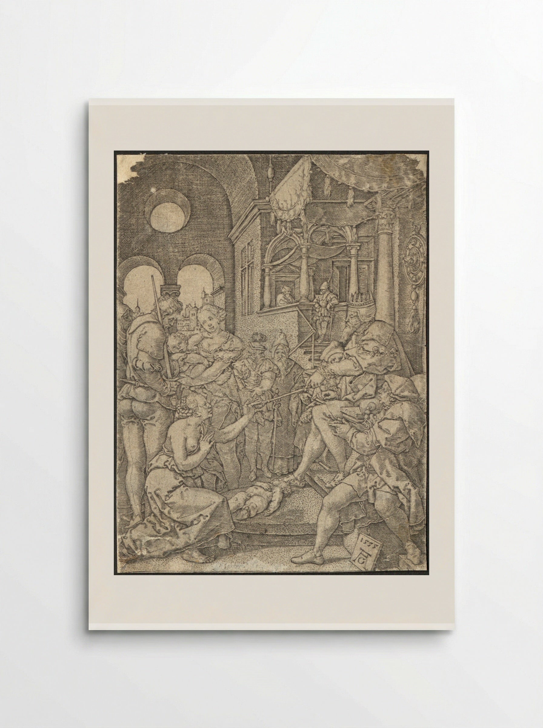 The Judgment of Solomon - Heinrich Aldegrever - Poster
