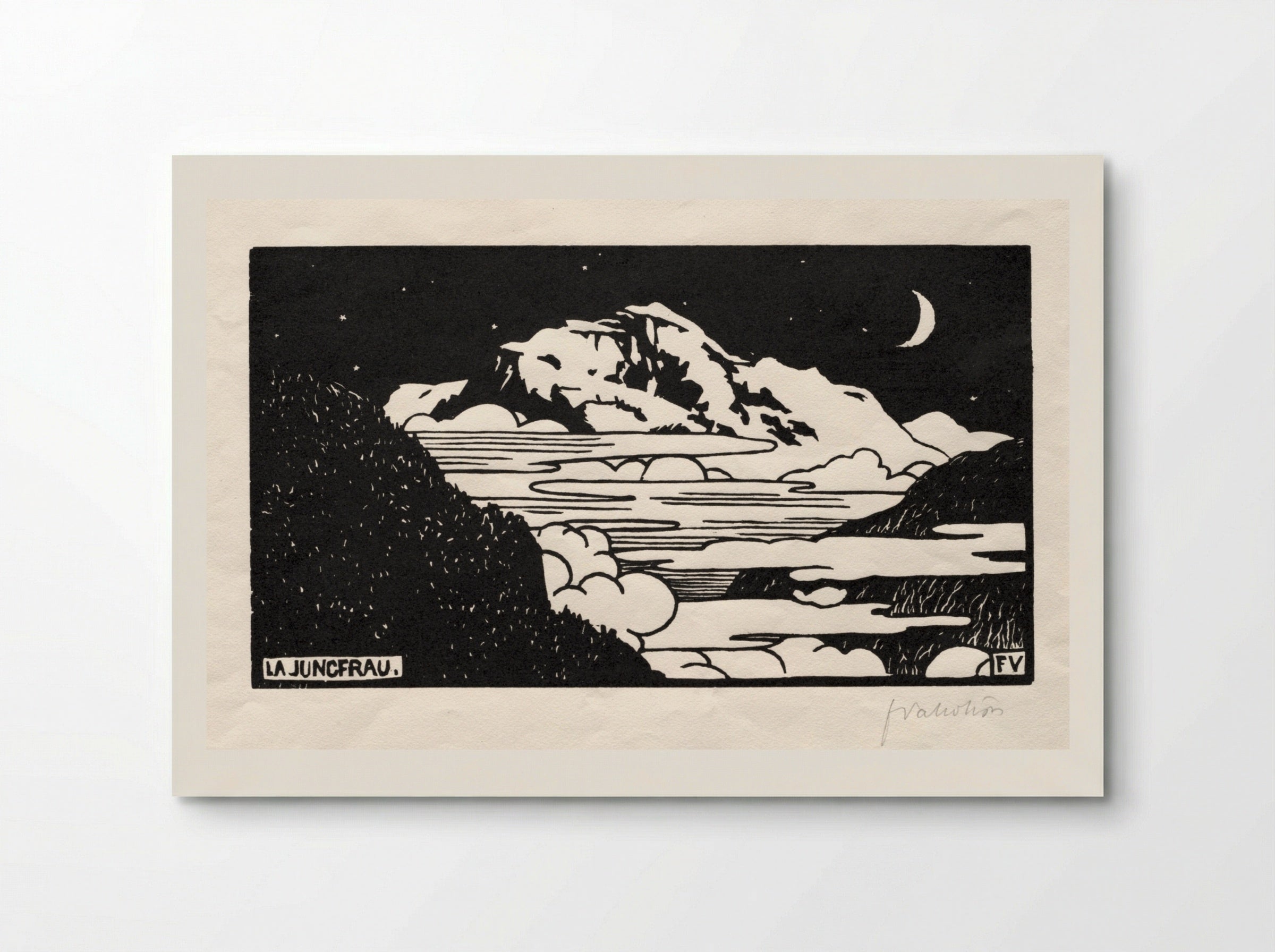 The Jungfrau - Félix Vallotton - Poster