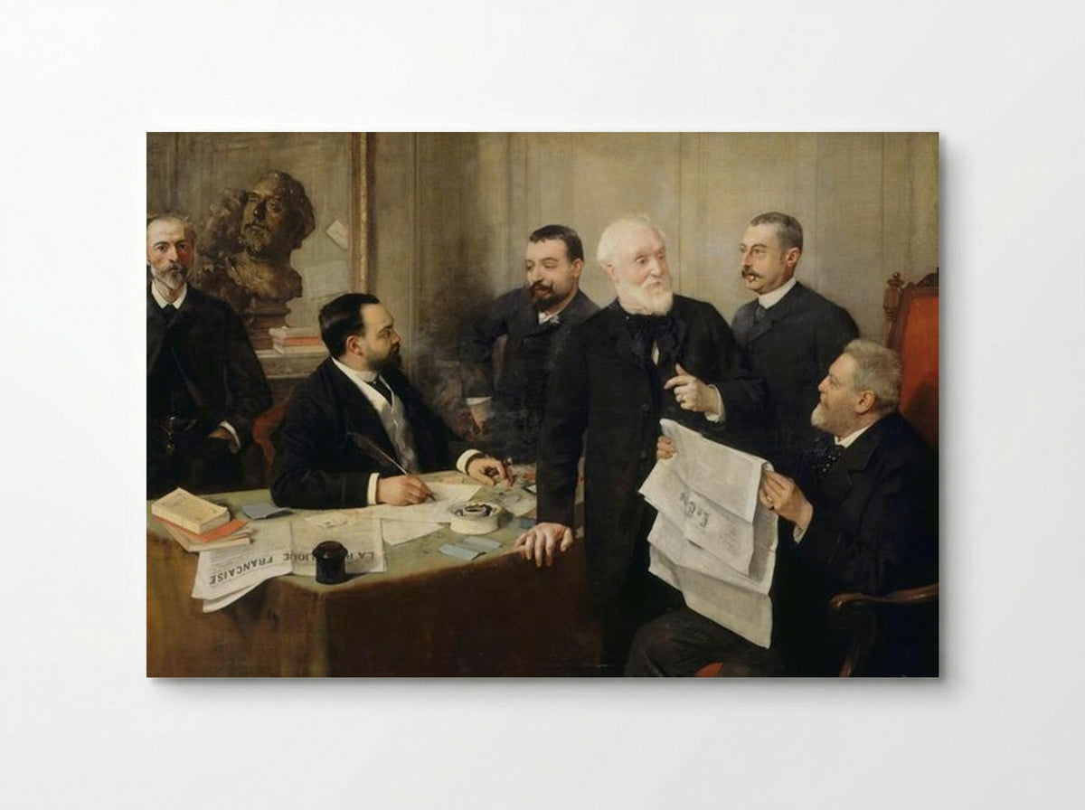 The Jury of the Salon de Peinture - Henri Gervex - Poster