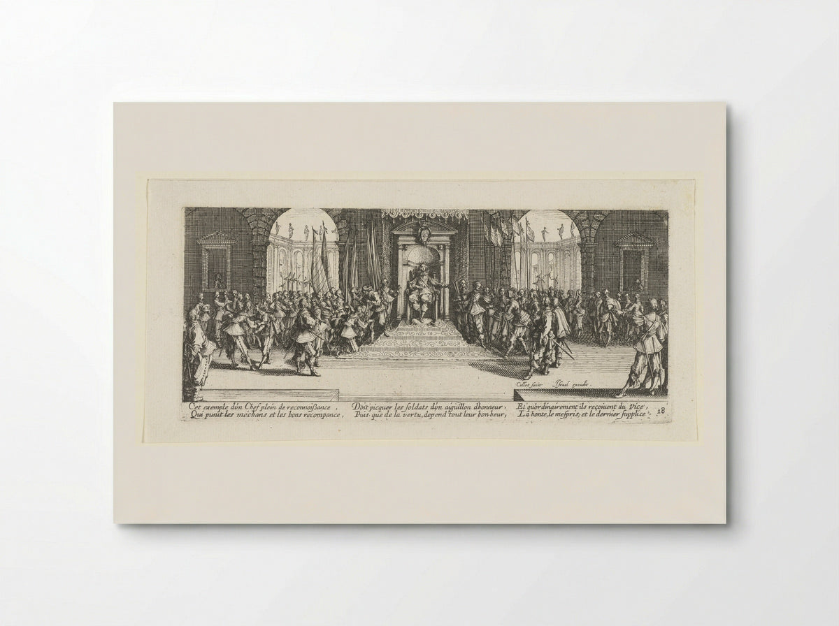 The King Distributing Awards - Jacques Callot - Poster