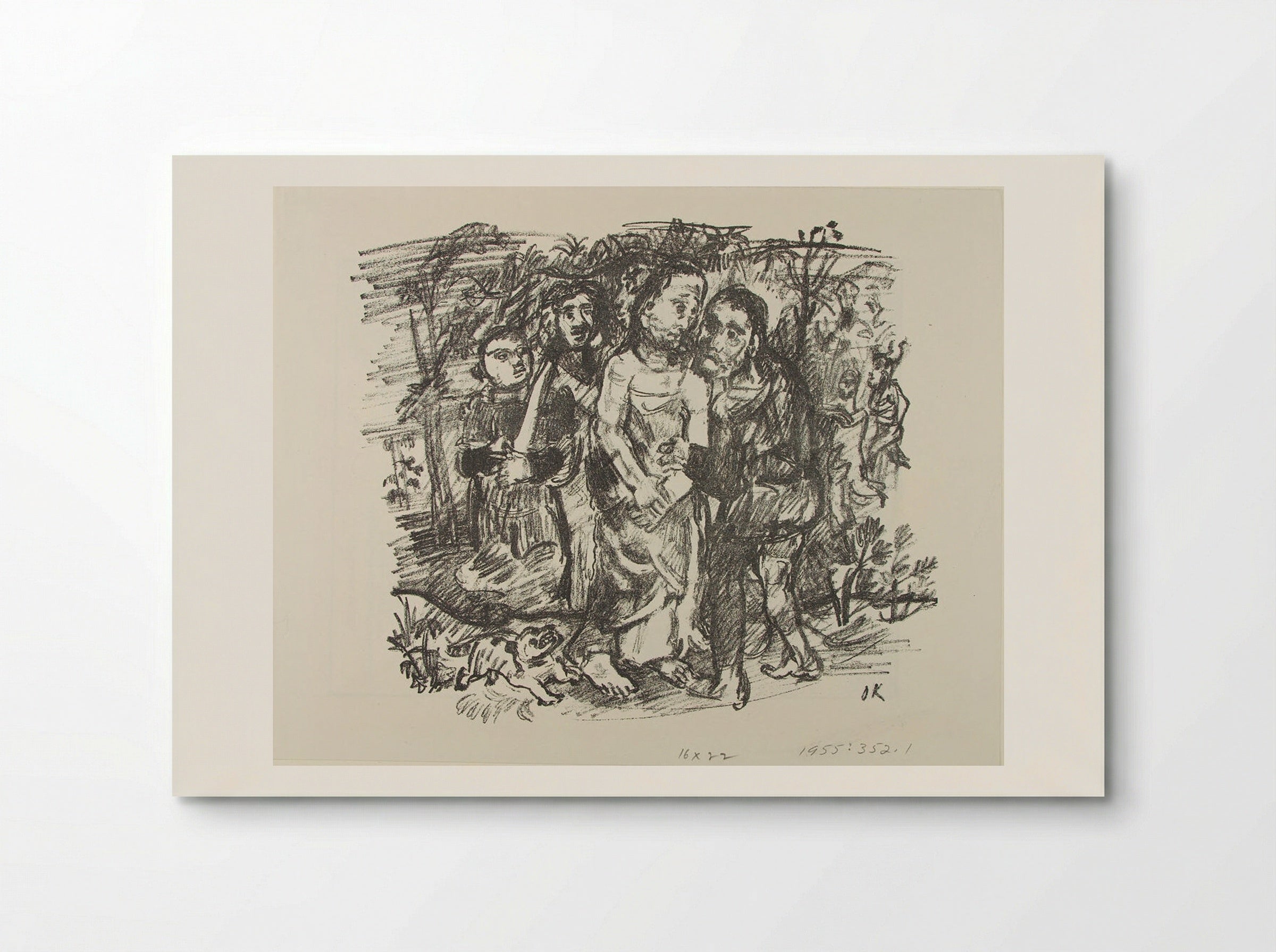 The Kiss of Judas - Oskar Kokoschka - Poster