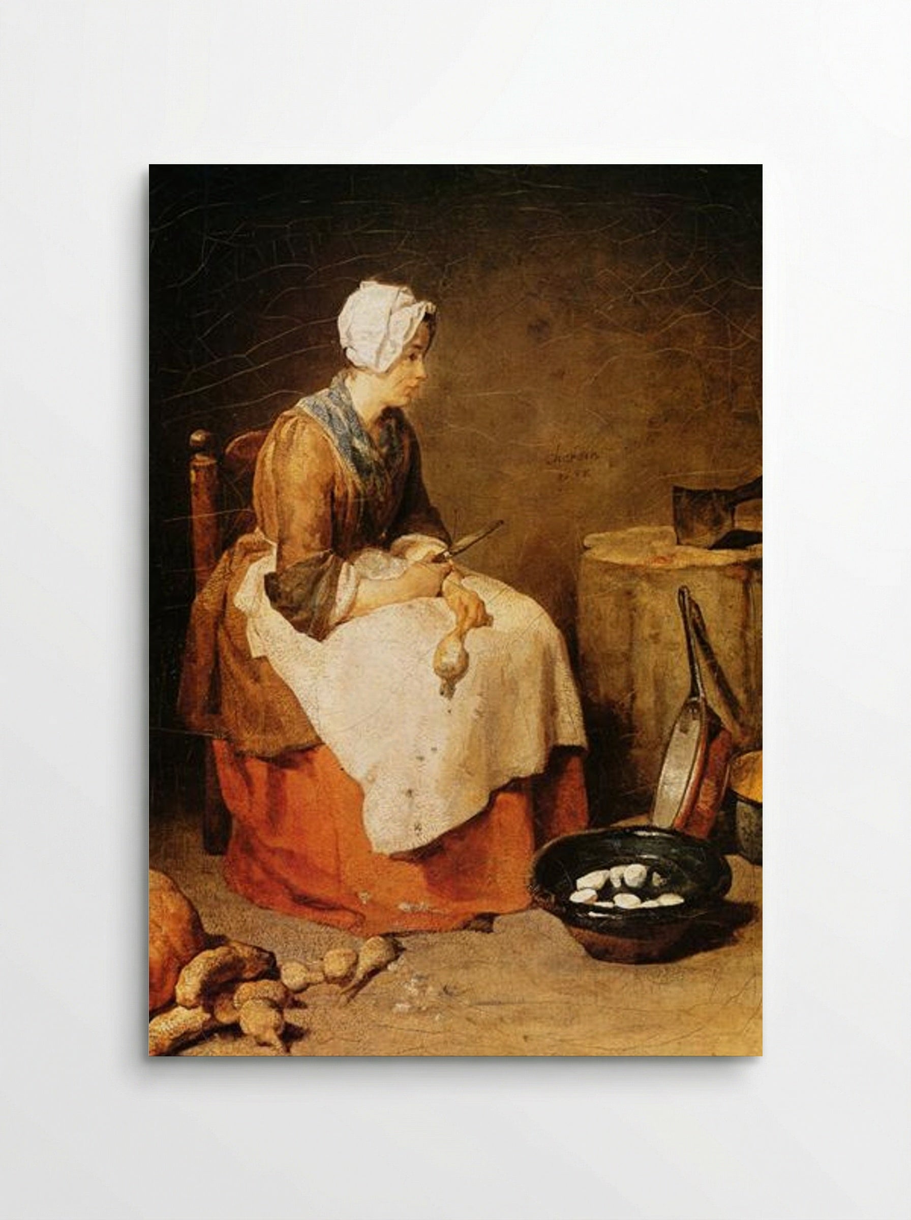The Kitchen Maid - Jean-Baptiste-Siméon Chardin - Poster