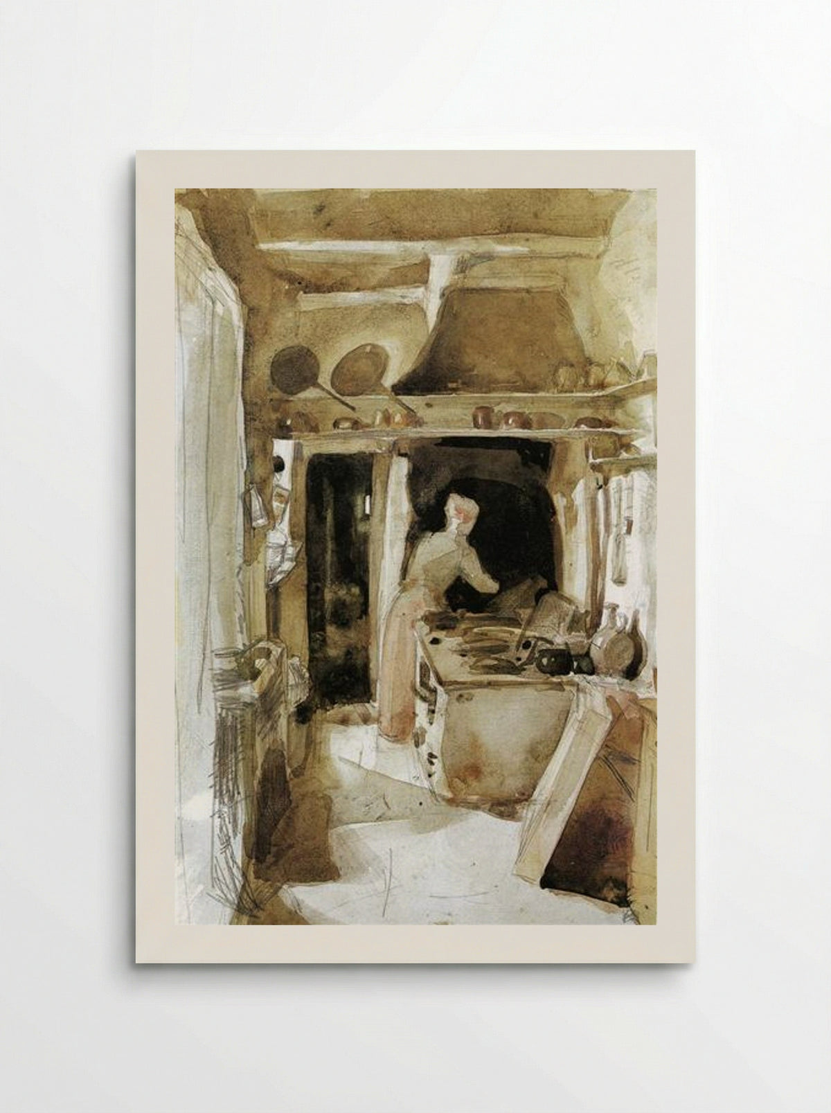 The Kitchen - James McNeill Whistler - Poster