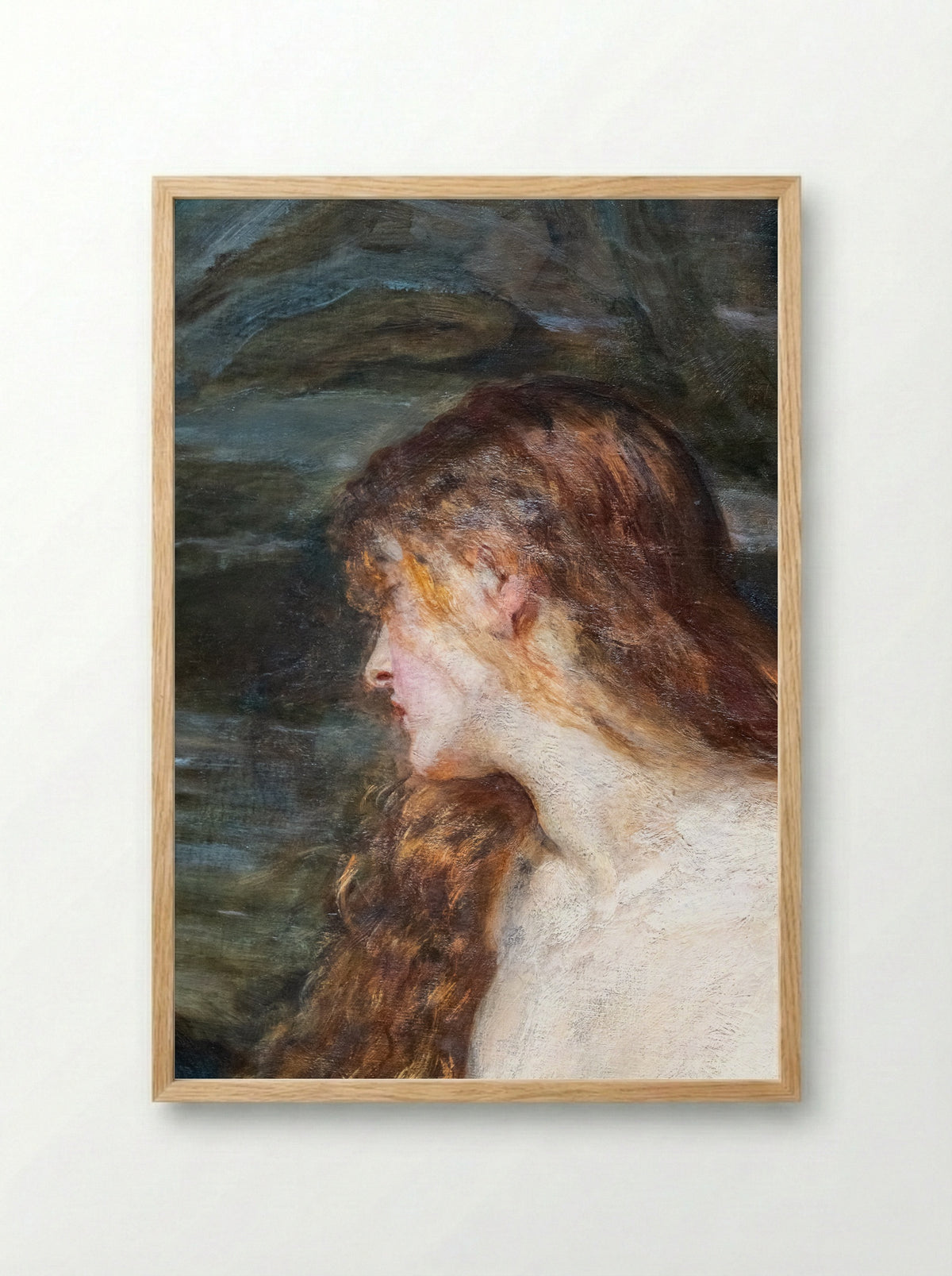 The Knight Errant - John Everett Millais - Framed Print Wood