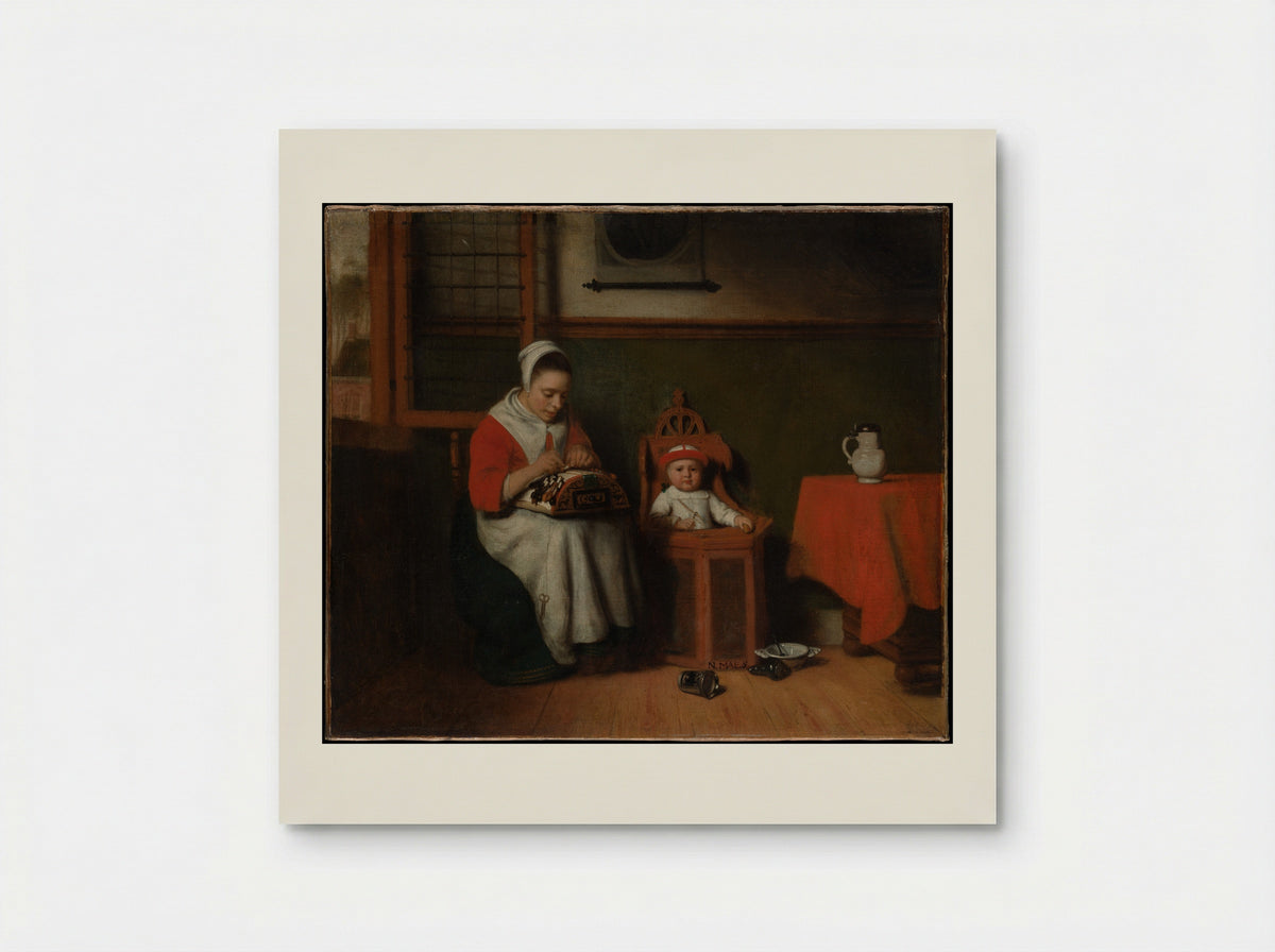 The Lacemaker - Nicolaes Maes - Poster