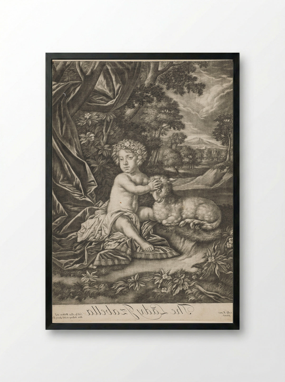 The Lady Isabella - Alexander Browne - Framed Print Black