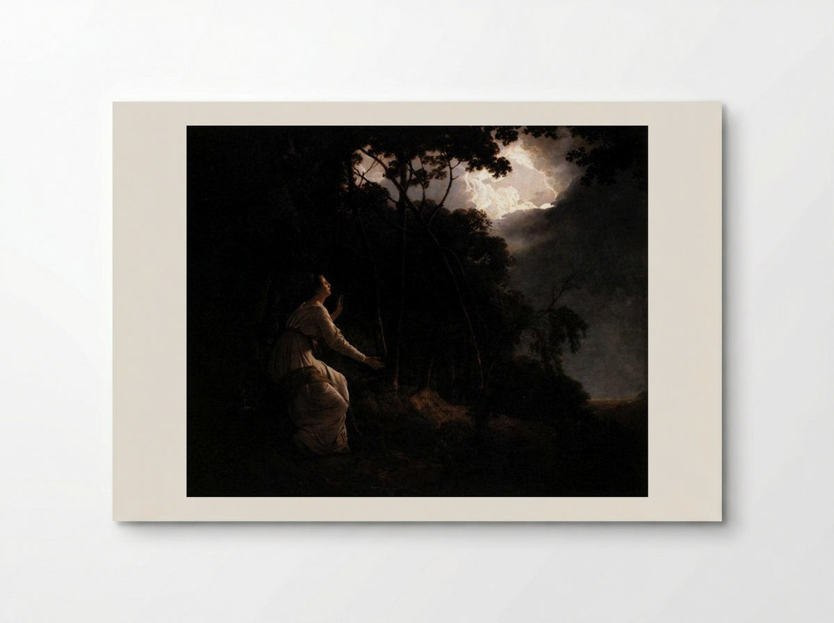 The Lady in Milton's Comus - Joseph Wright of Derby - Poster
