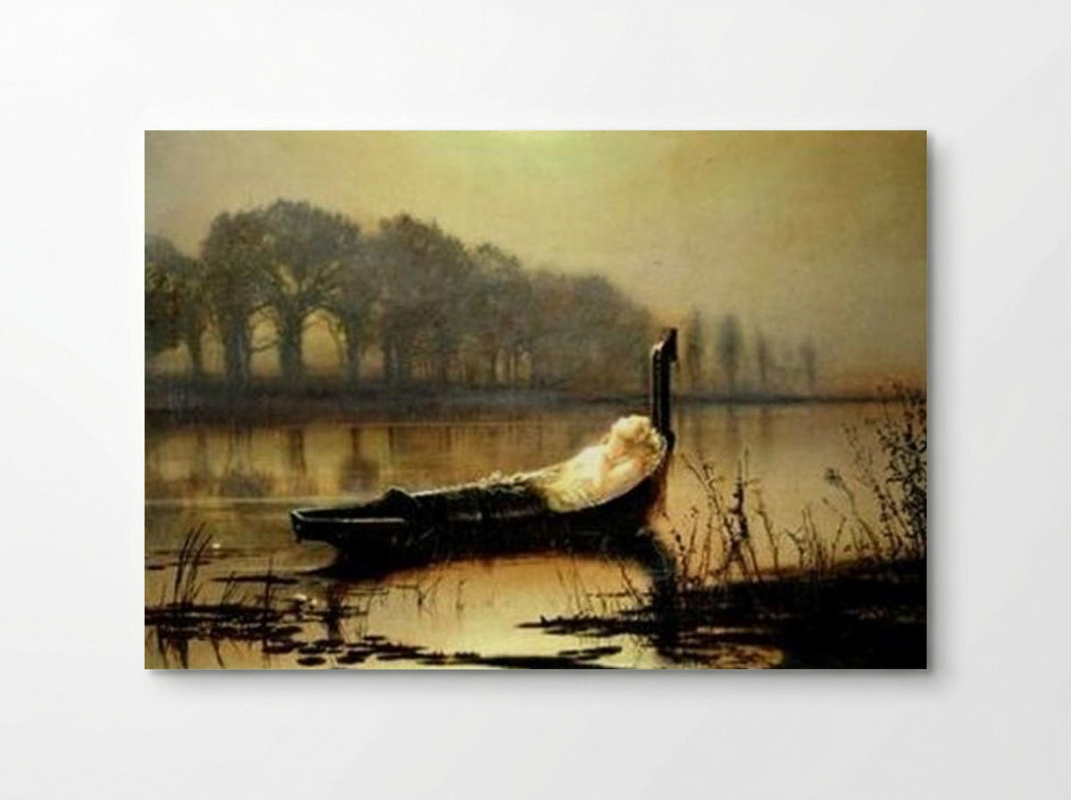 The Lady of Shalott - John Atkinson Grimshaw - Poster
