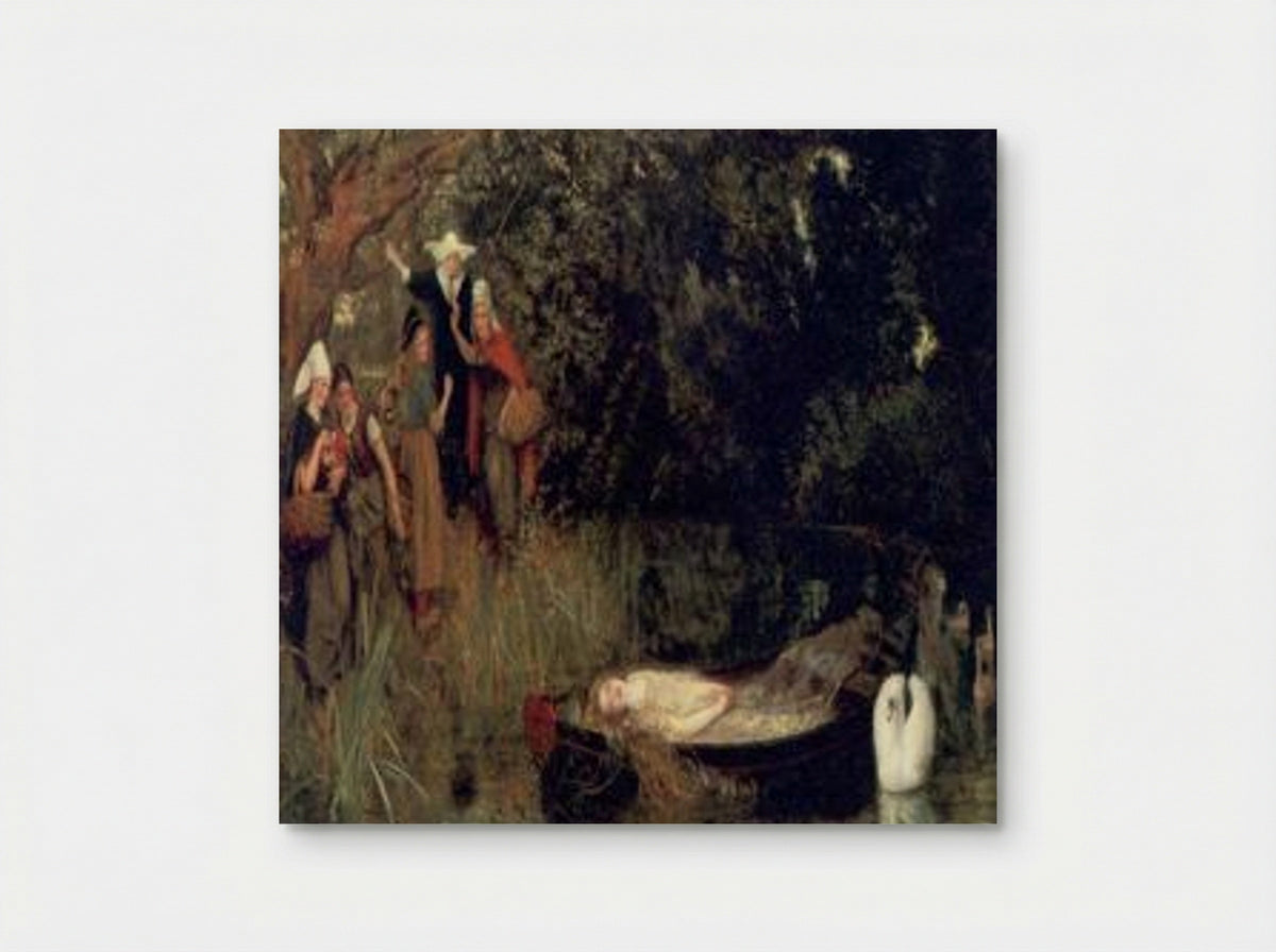 The Lady of Shalott - Arthur Hughes - Poster