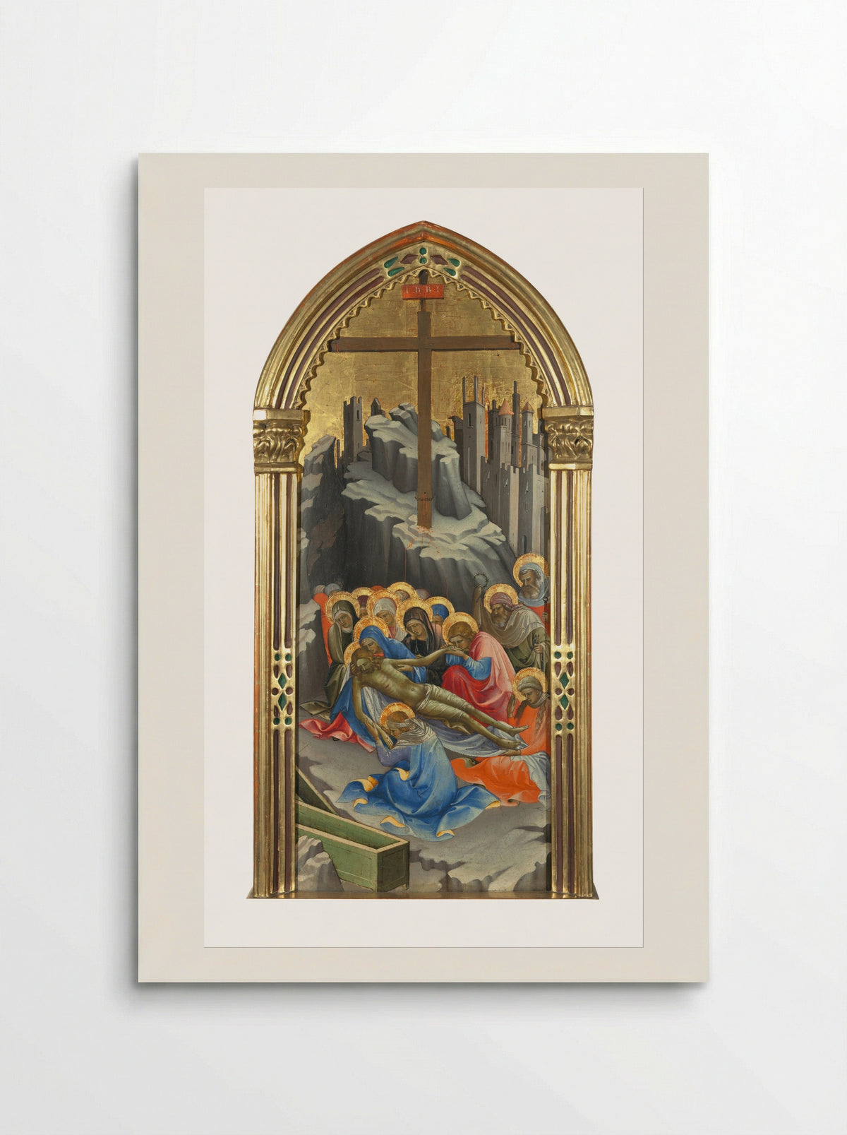 The Lamentation over the Dead Christ - Lorenzo Monaco - Poster