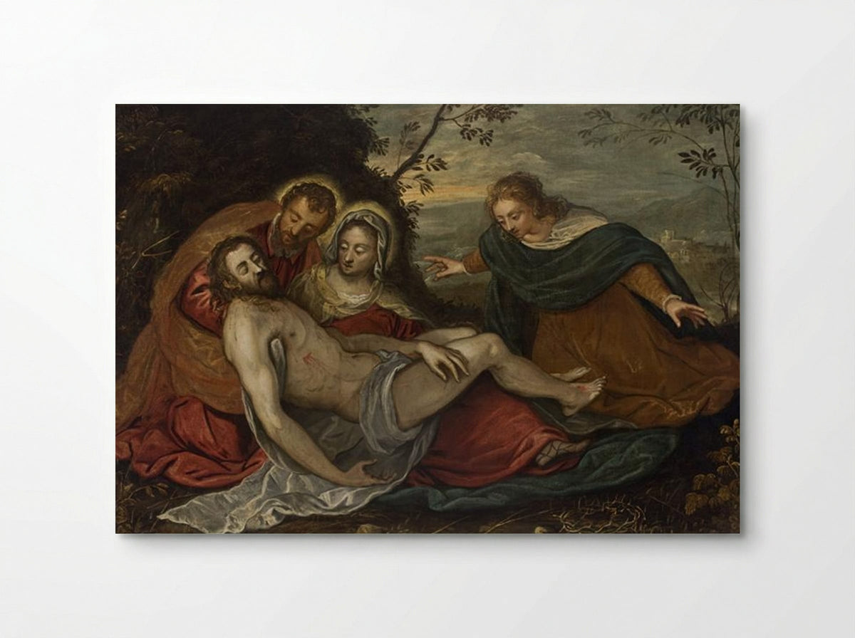 The Lamentation over the Dead Christ - Tintoretto - Poster