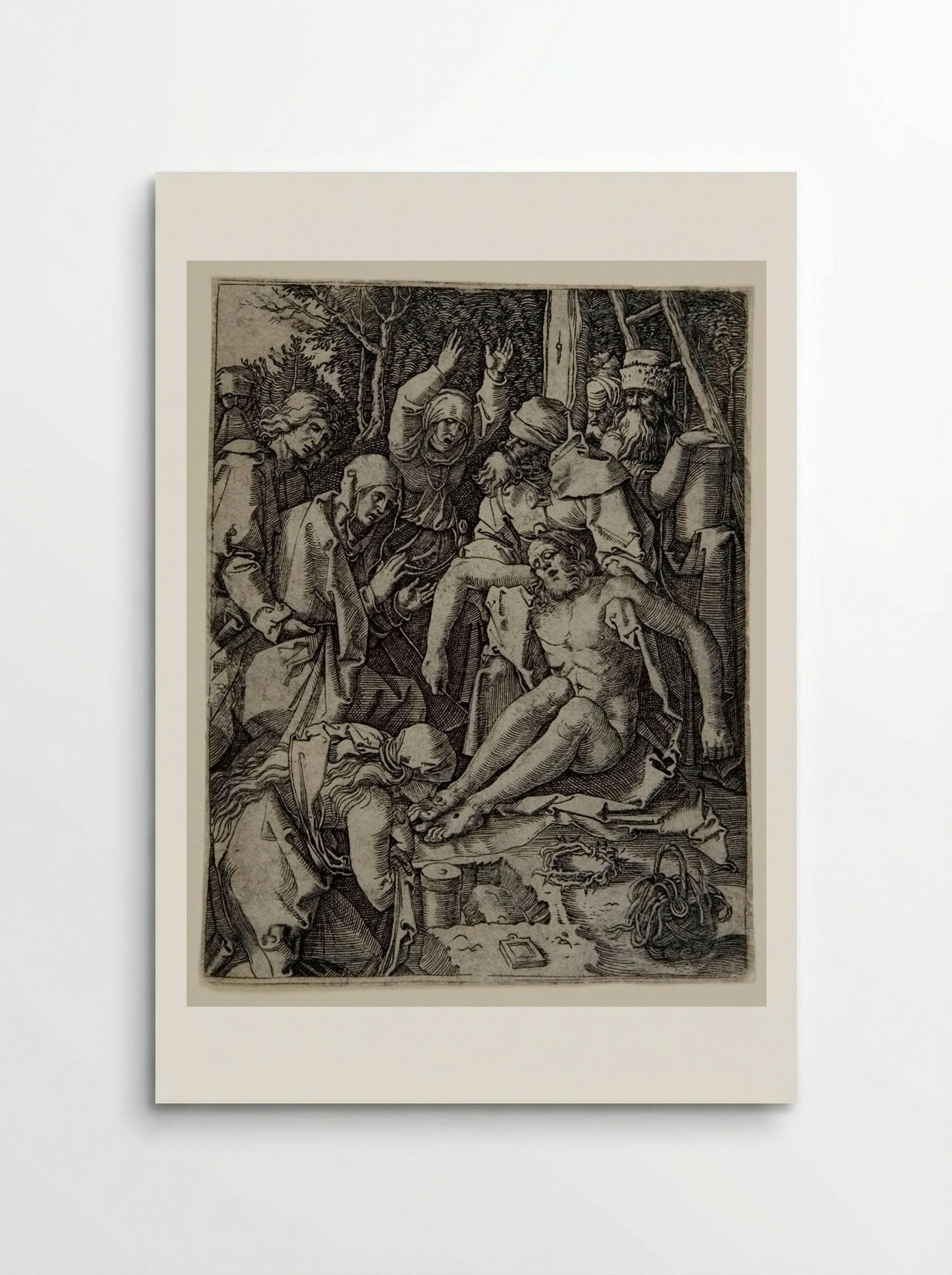 The Lamentation - Marcantonio Raimondi - Poster