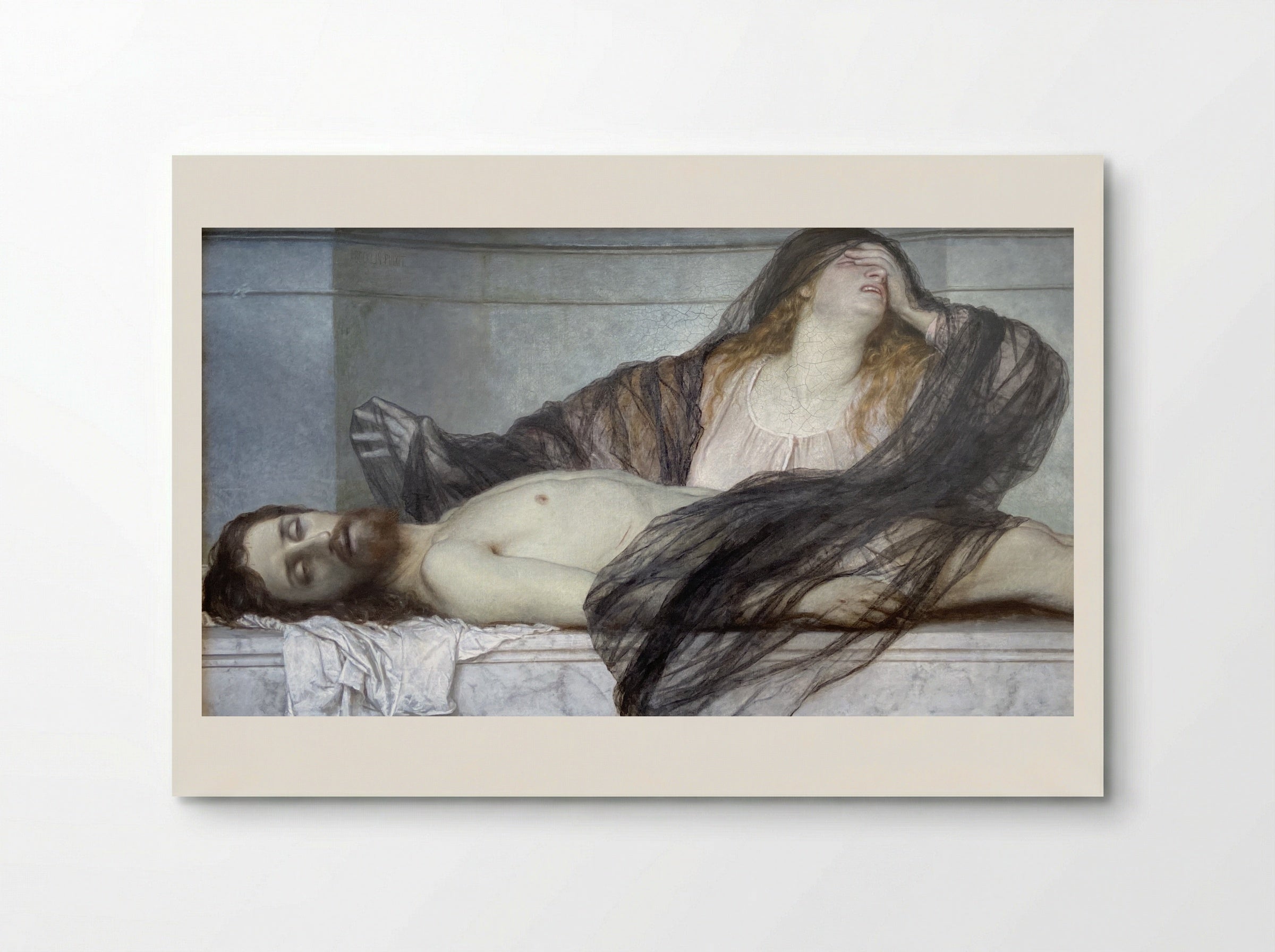 The Lamentations of Mary Magdalene on the body of Christ - Arnold Böcklin - Poster