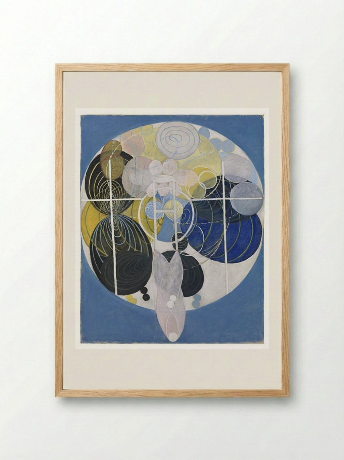 The Large Figure Paintings, nr 5 - Hilma af Klint - Framed Print Wood