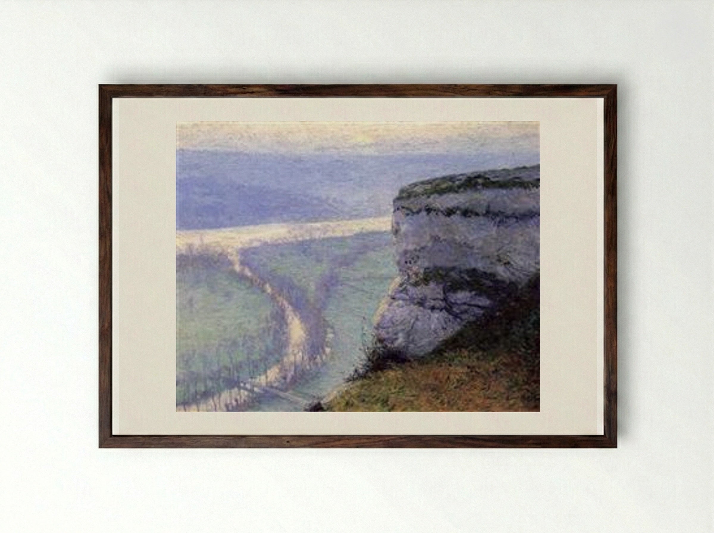 The Large Rock - Guy Rose - Framed Print Dark Wood