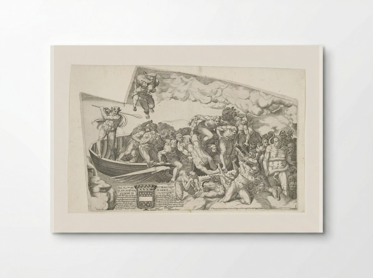 The Last Judgment, Plate I - Giorgio Ghisi - Poster
