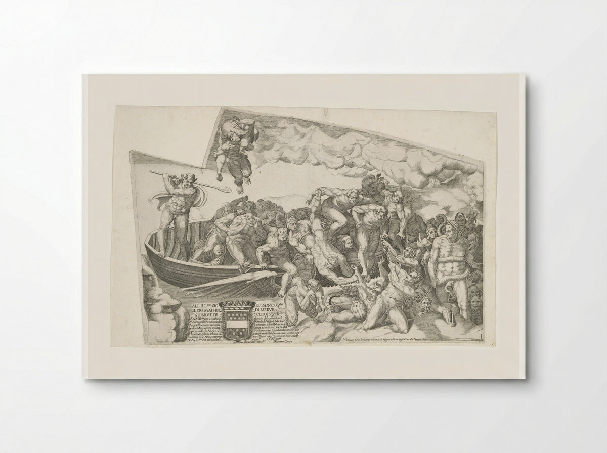 The Last Judgment, Plate I - Giorgio Ghisi - Poster