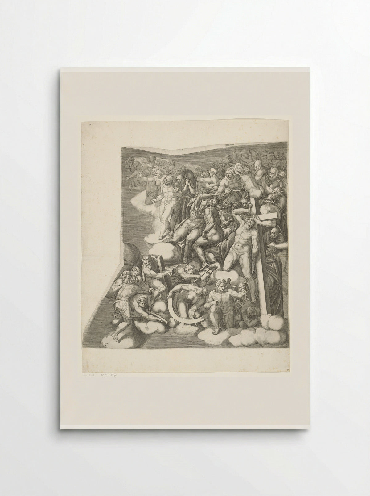 The Last Judgment, Sheet C - Giorgio Ghisi - Poster