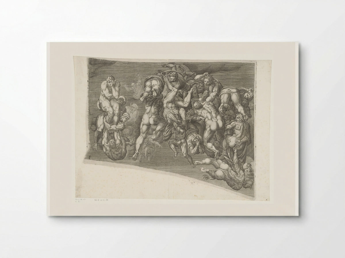 The Last Judgment, Sheet F - Giorgio Ghisi - Poster