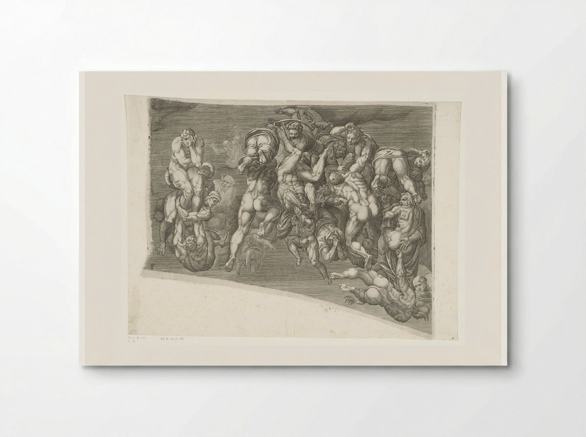 The Last Judgment, Sheet F - Giorgio Ghisi - Poster