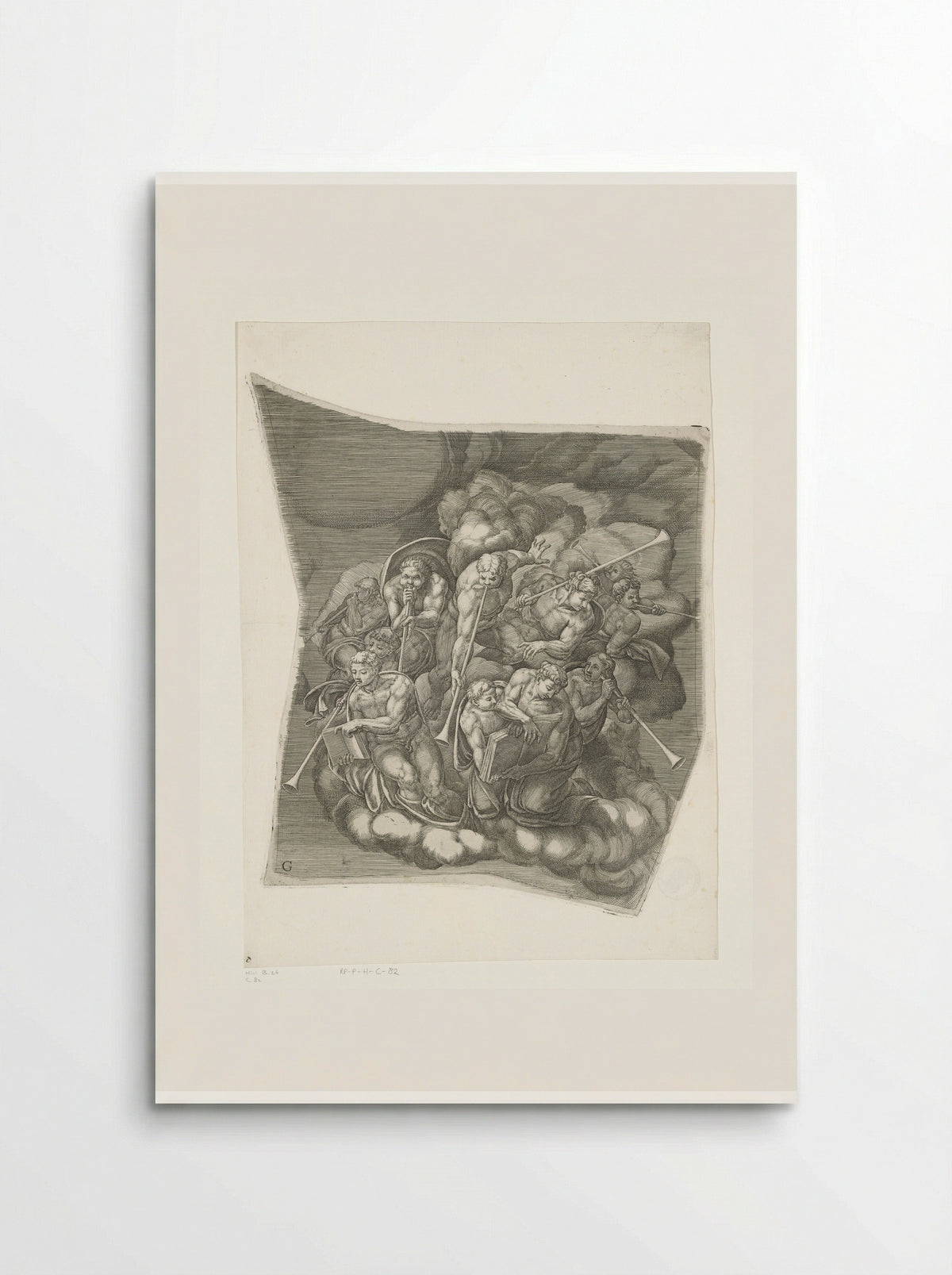 The Last Judgment, Sheet G - Giorgio Ghisi - Poster